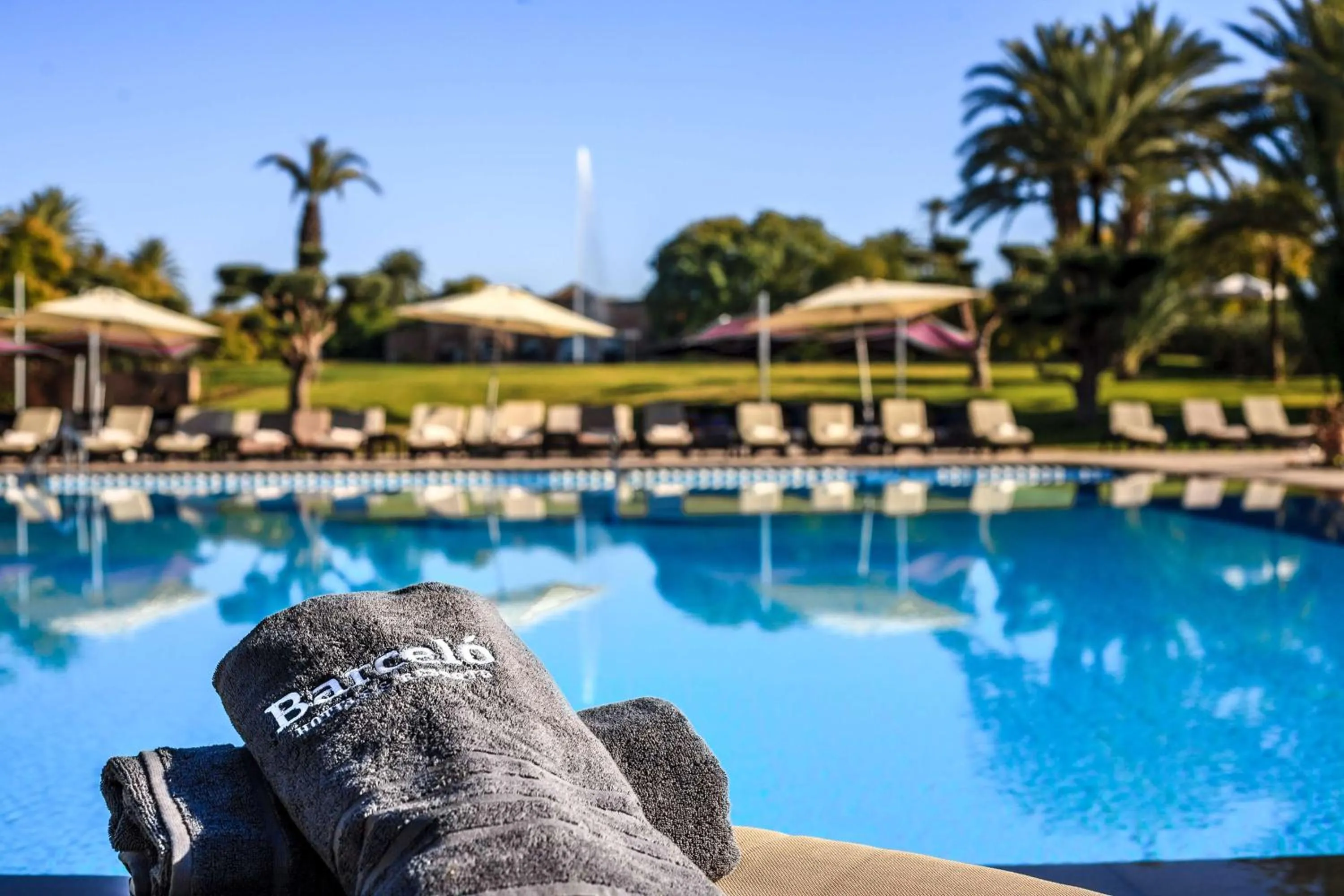 Pool view in Barceló Palmeraie Oasis Resort