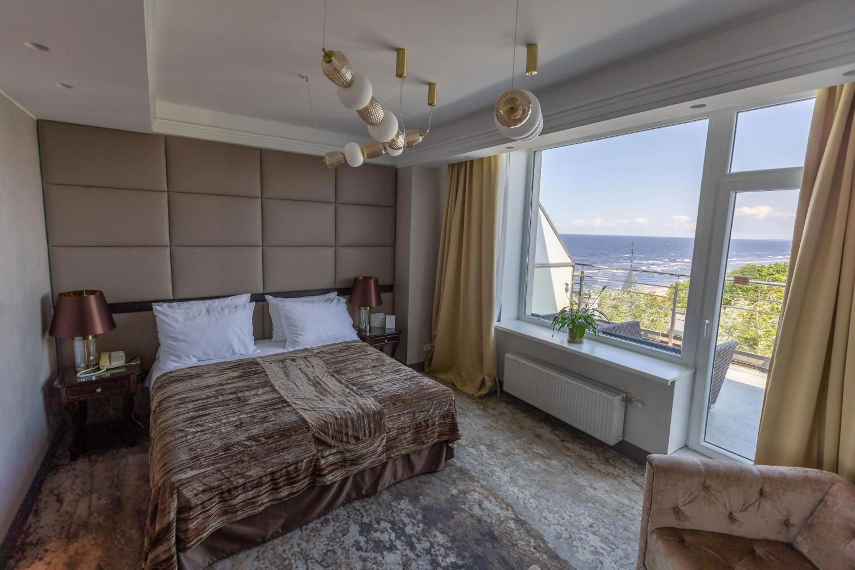 Bed in Baltic Beach Hotel & SPA