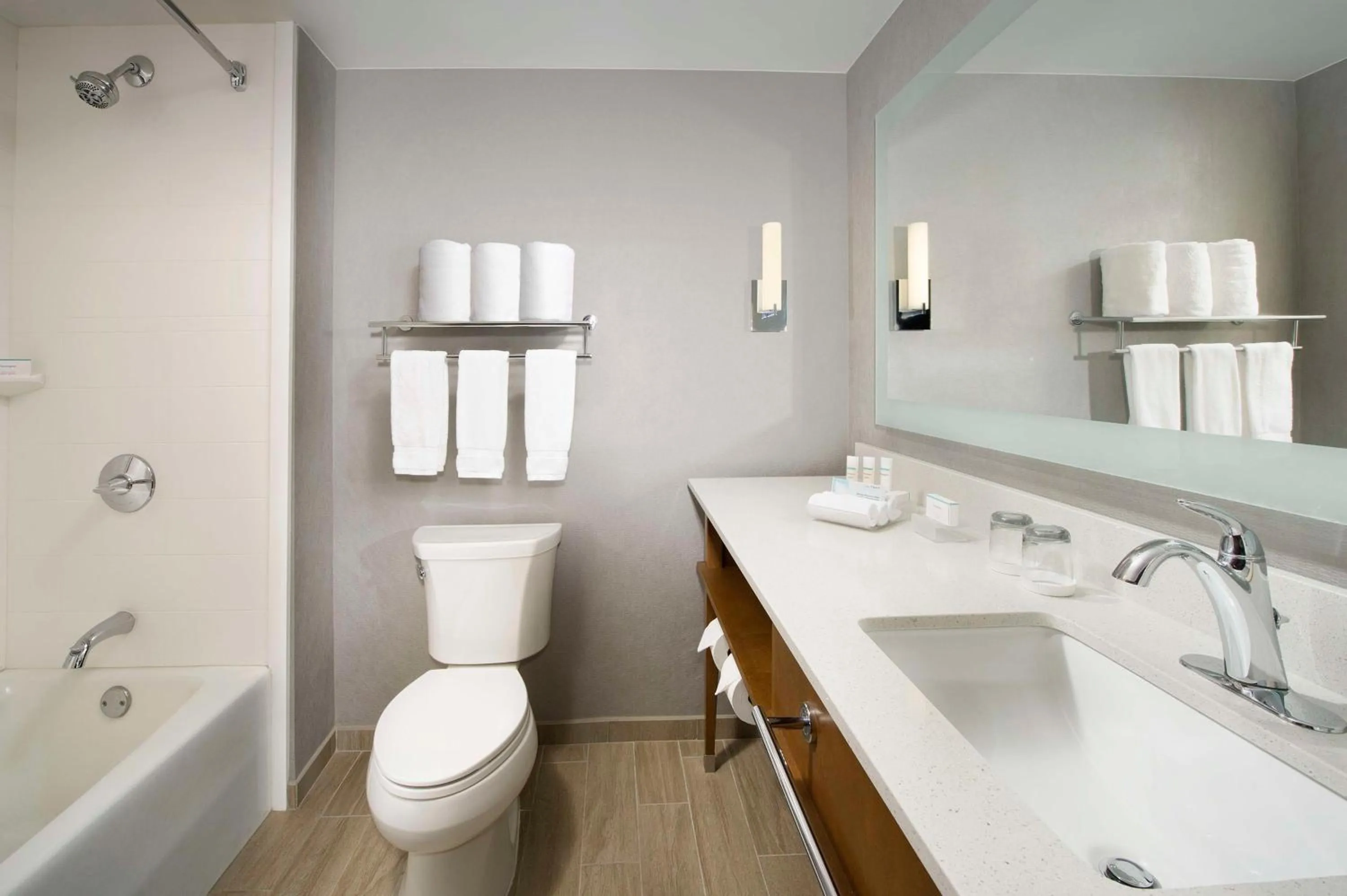 Bathroom in Homewood Suites by Hilton Gaithersburg/Washington, DC North
