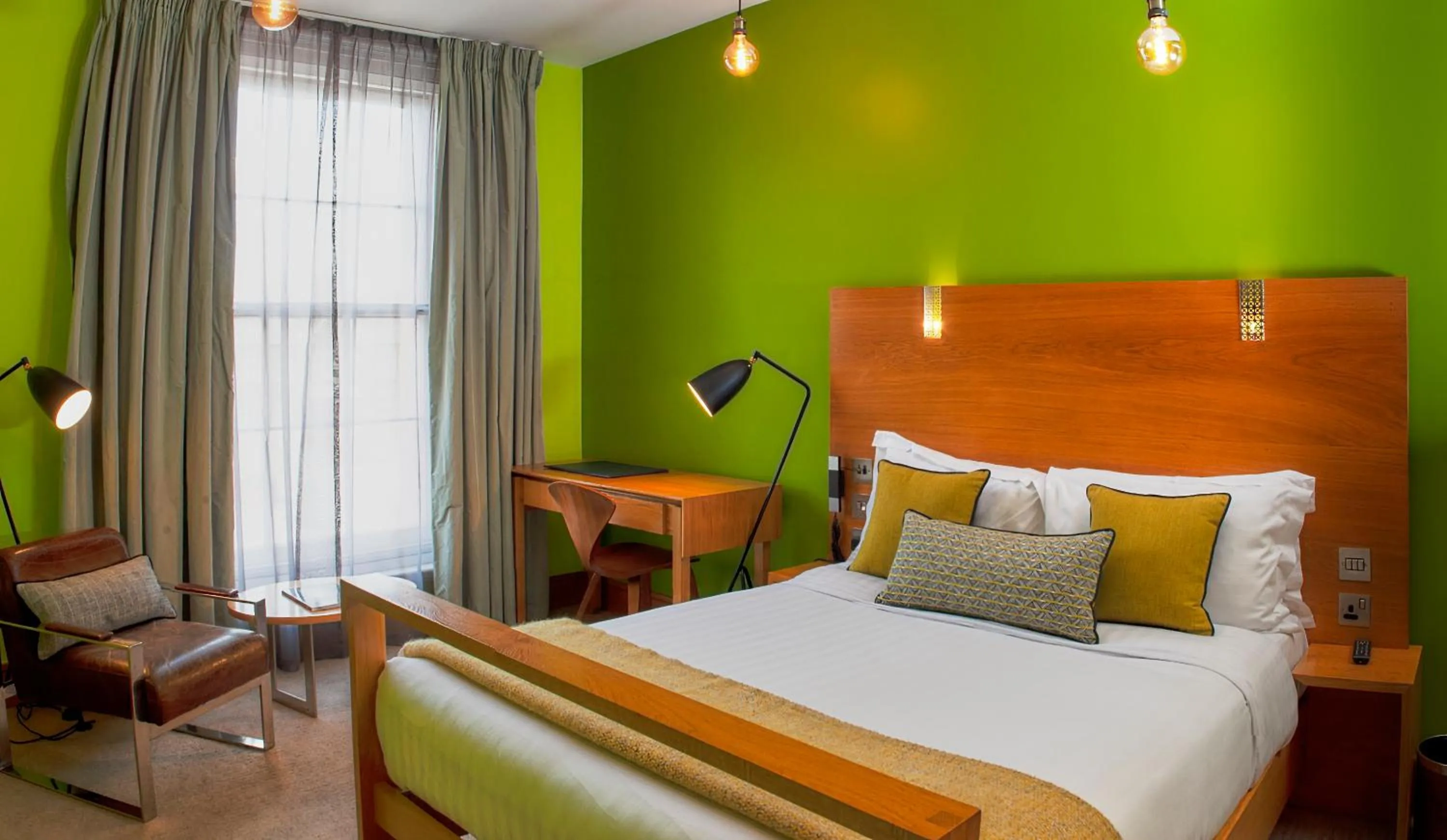 Photo of the whole room, Bed in The Megaro Hotel - Kings Cross St Pancras, London