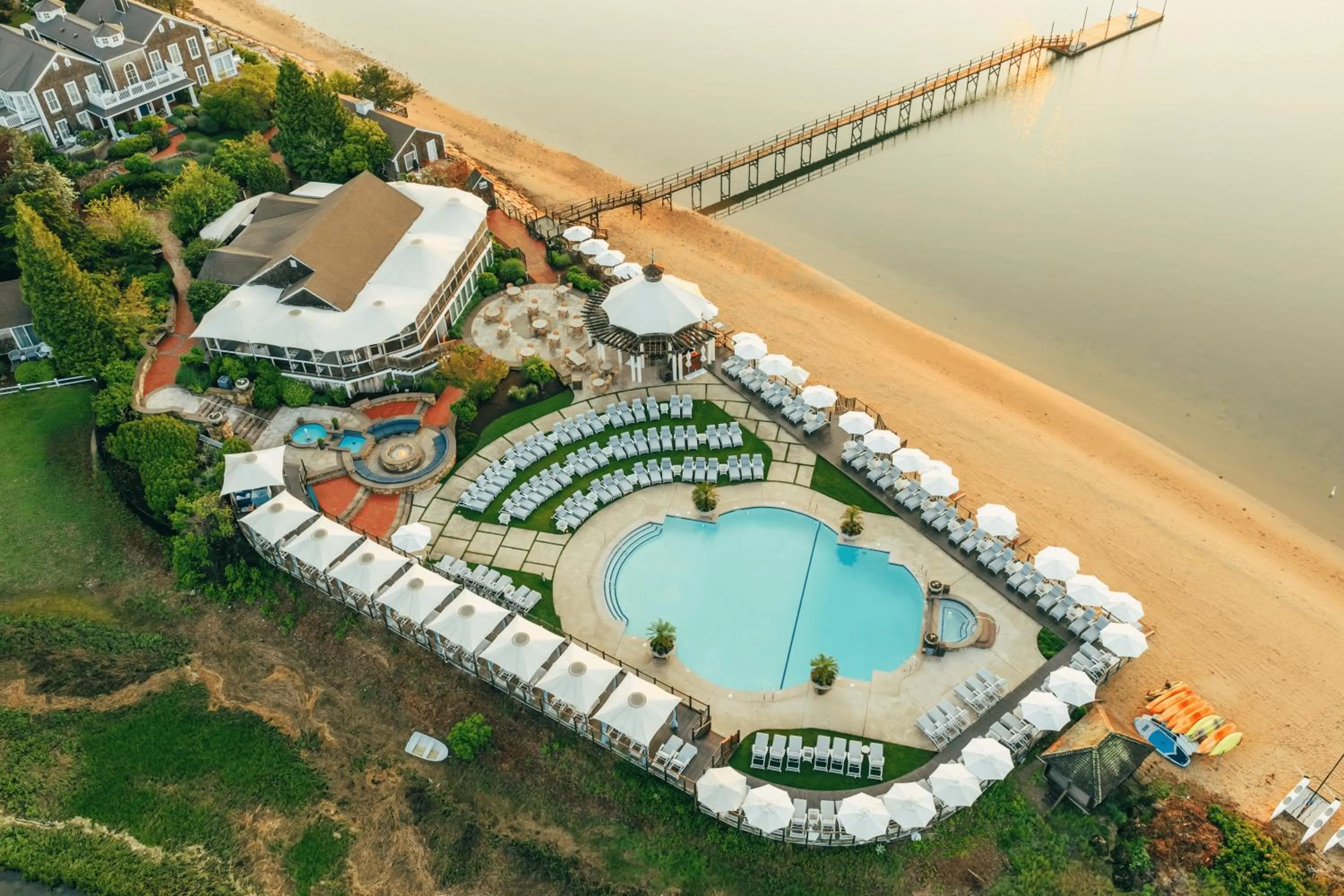 Property building in Wequassett Resort and Golf Club