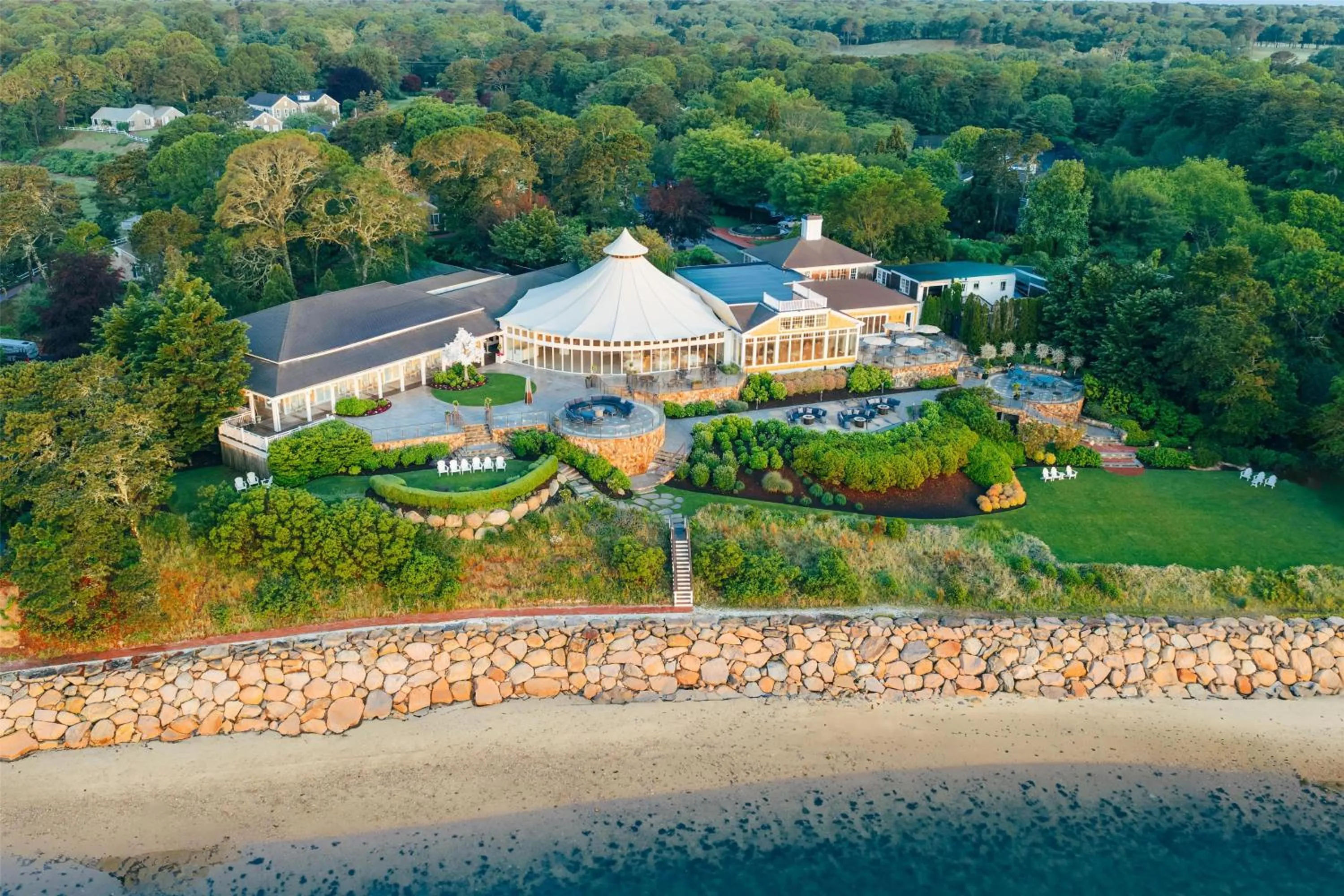 Property building in Wequassett Resort and Golf Club