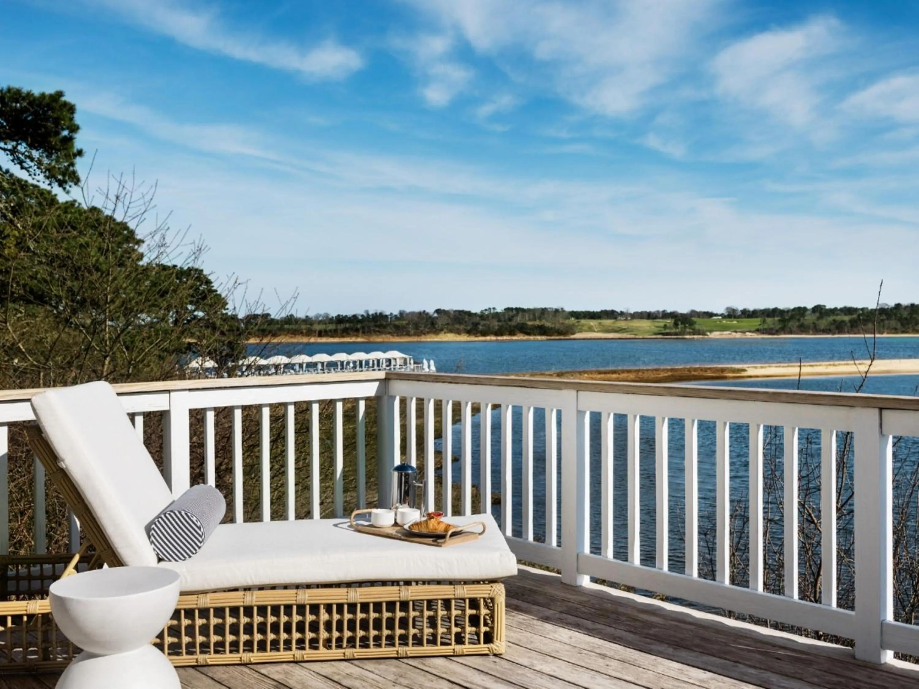 Patio in Wequassett Resort and Golf Club