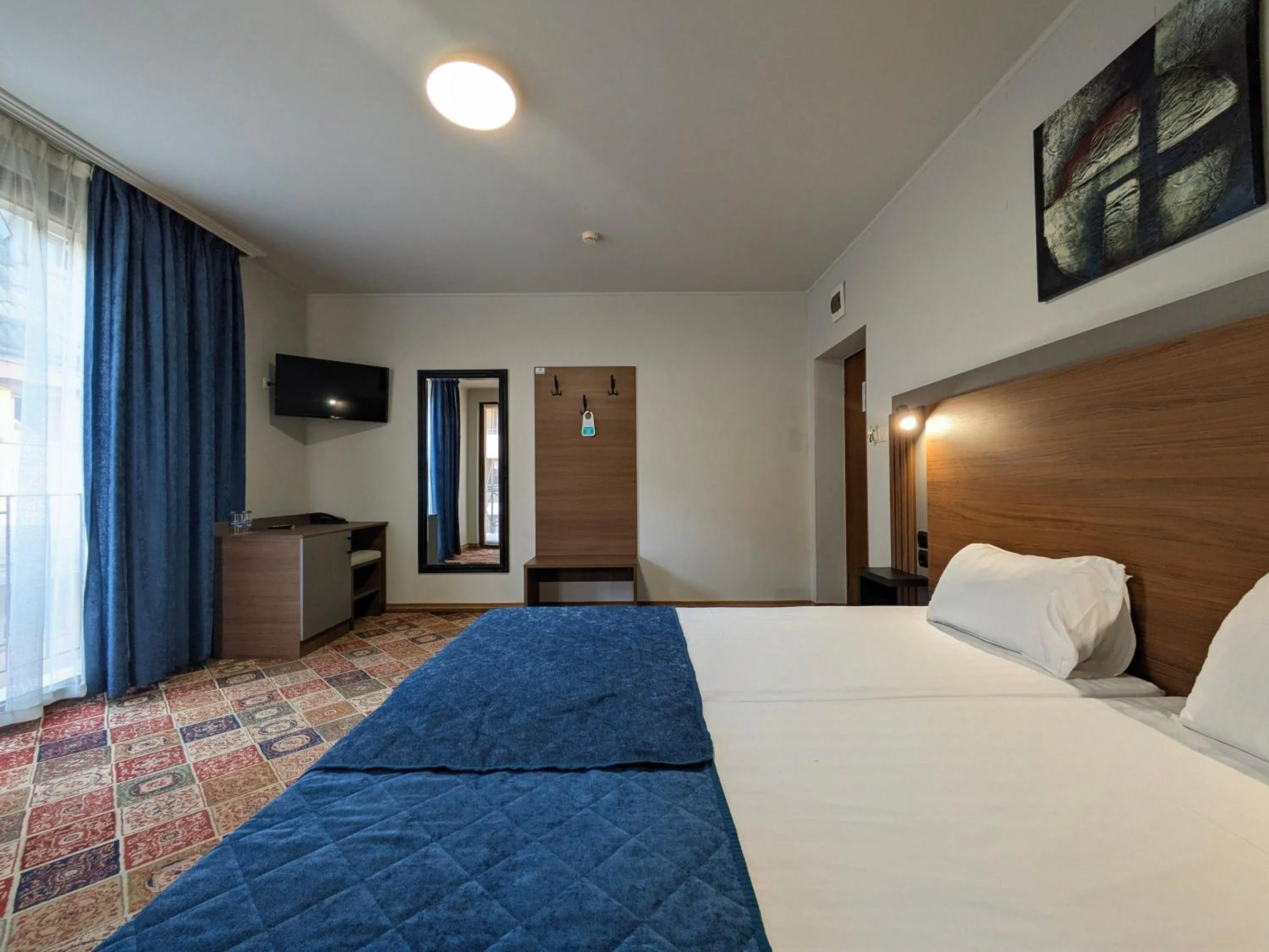 Bed in Hotel La Roka