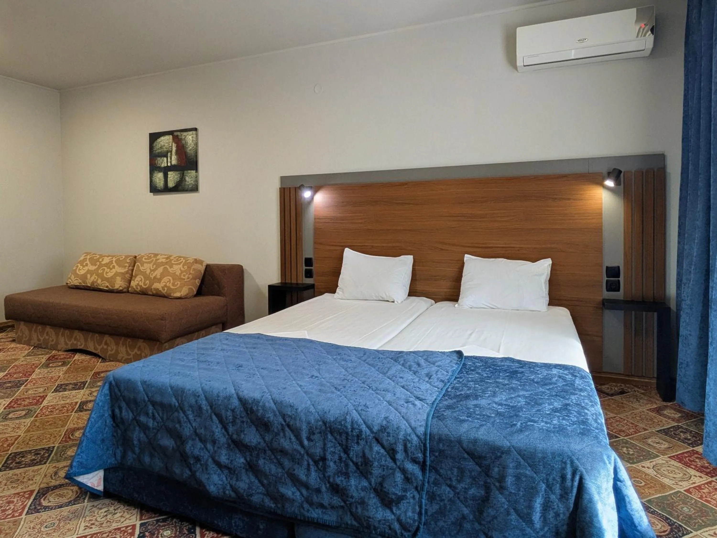 Bed in Hotel La Roka