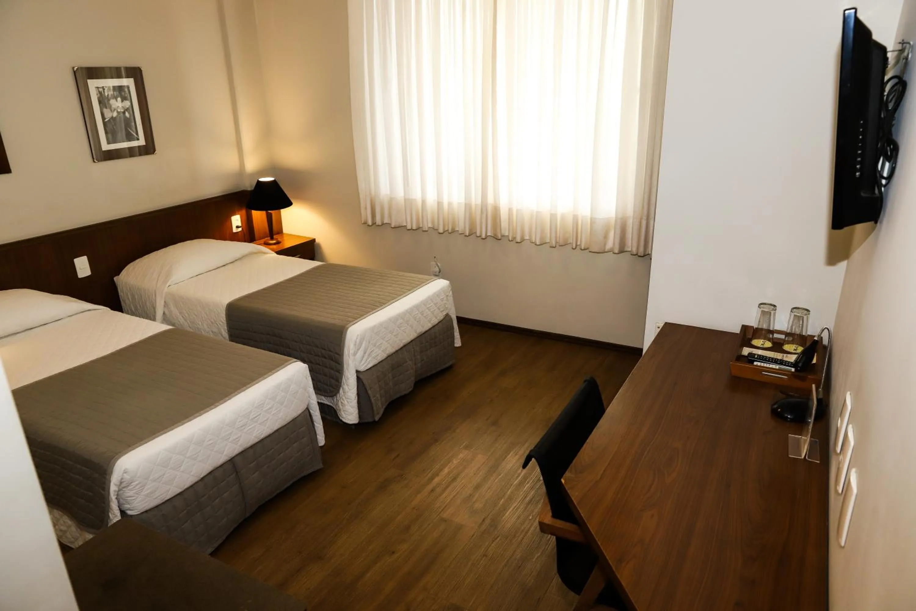 Bed in Timbó Park Hotel