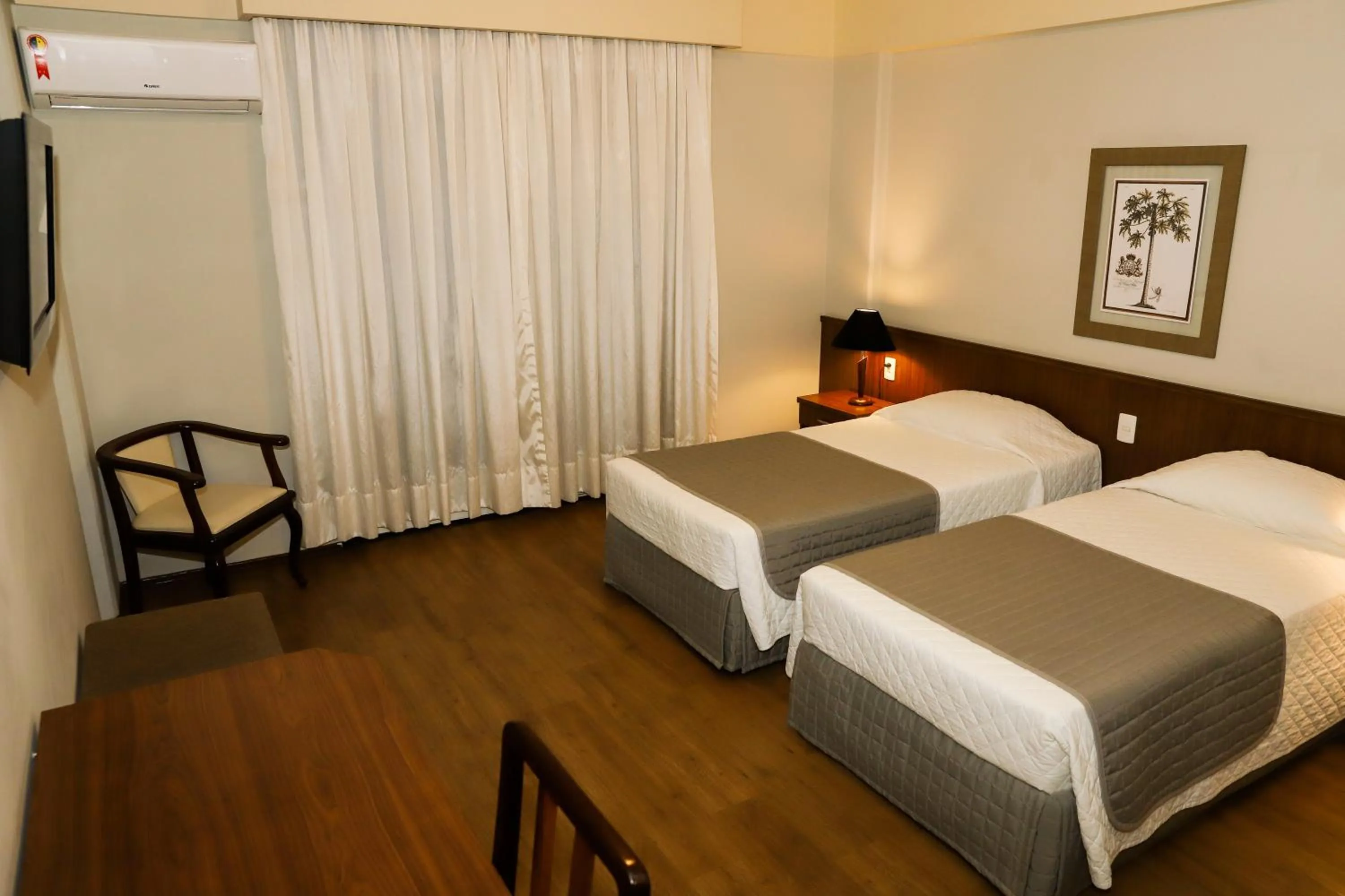 Bed in Timbó Park Hotel