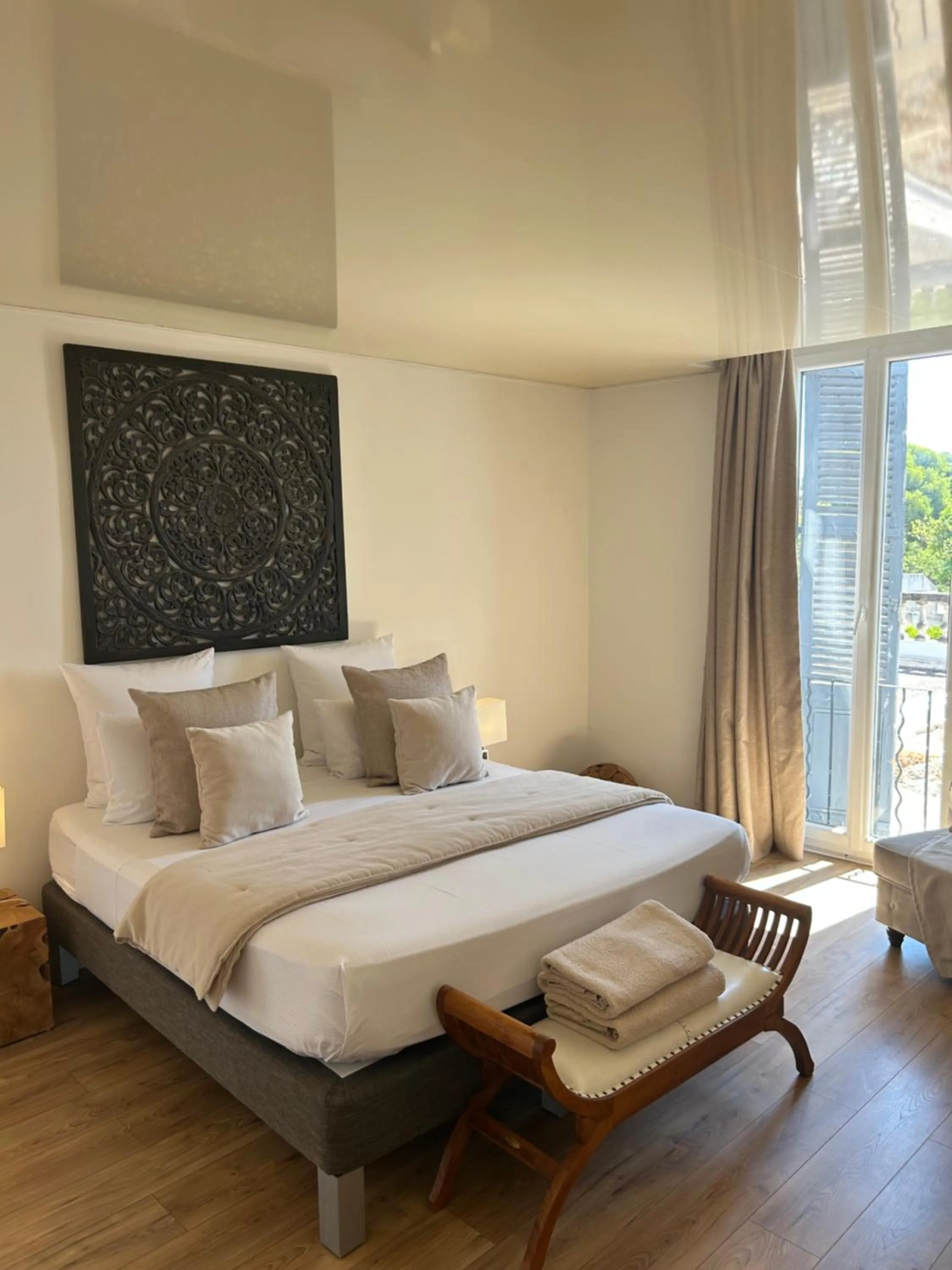 Bed in Le Mas Angelussi - Le Clos du Soleil