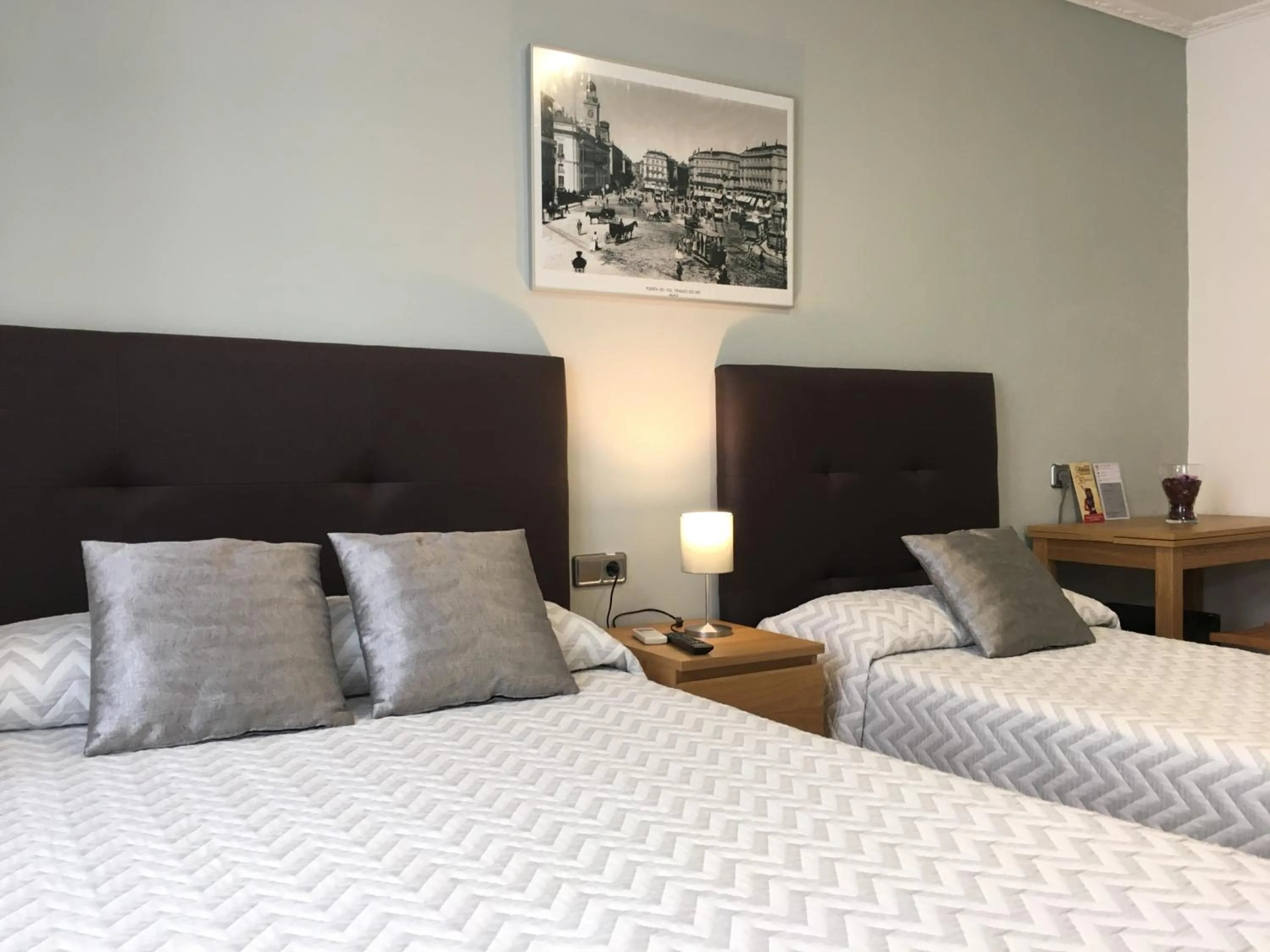 Spring, Bed in Hostal Patria Madrid