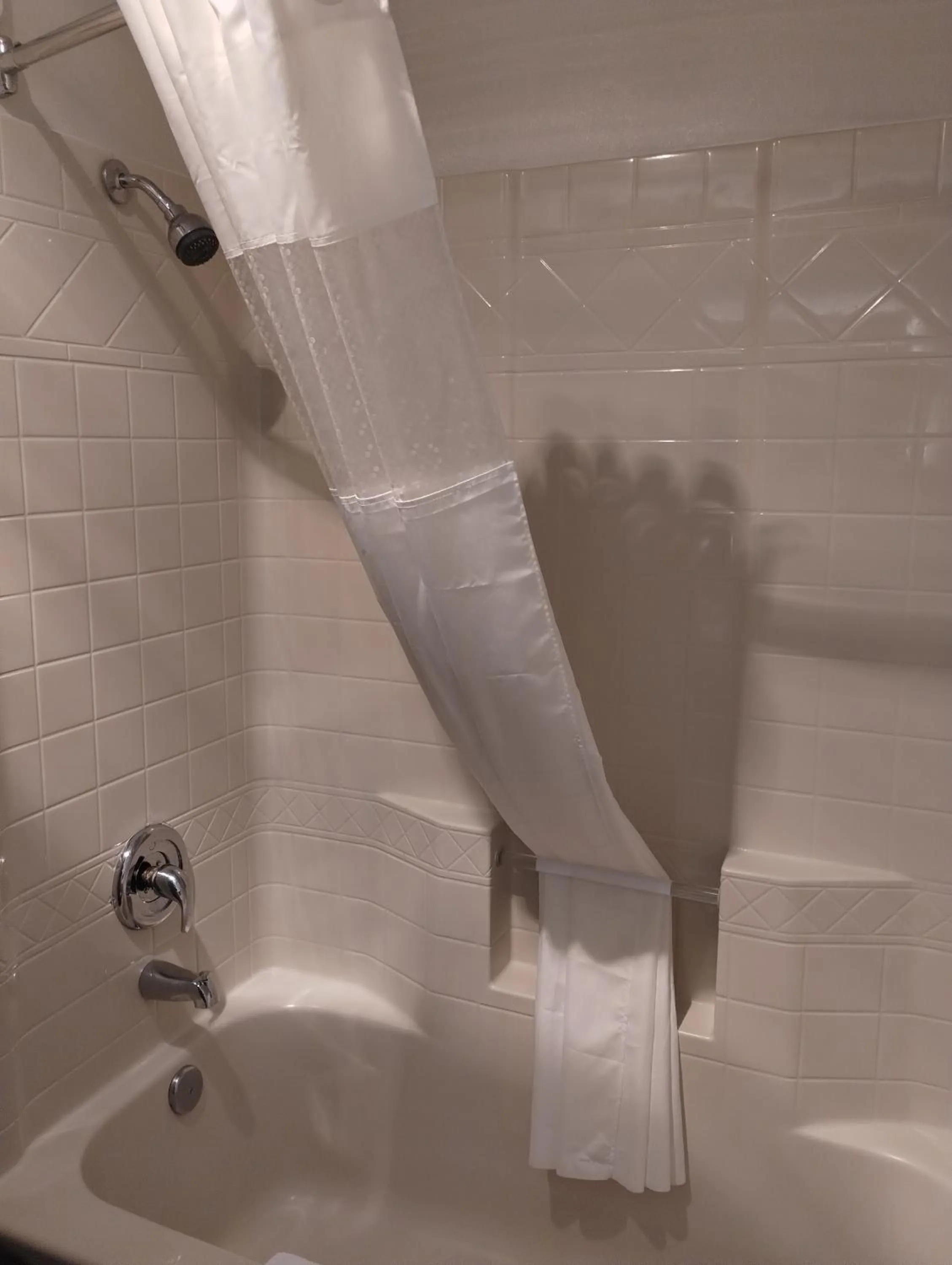 Shower in Quality Inn & Suites Wilsonville