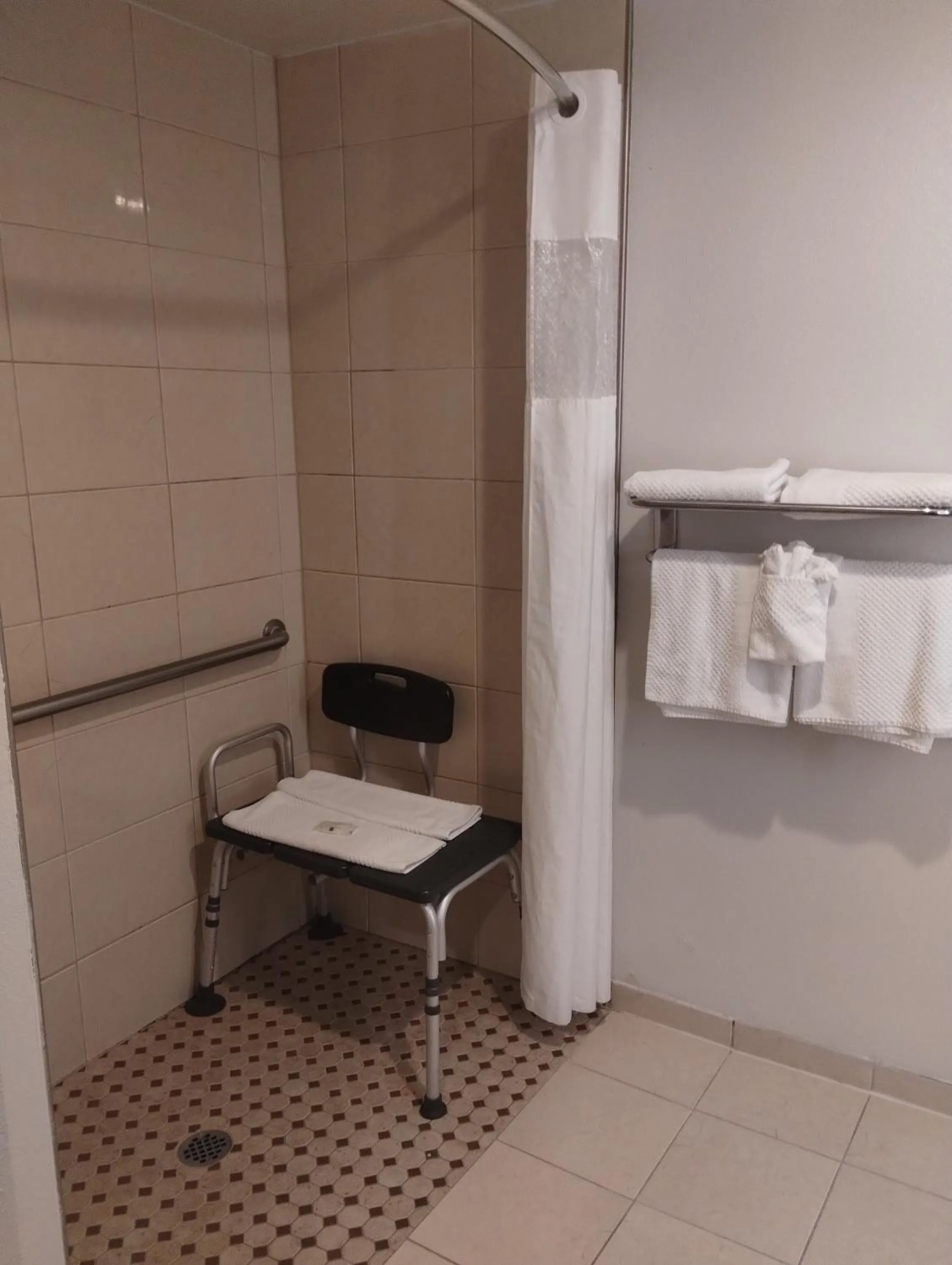 Shower in Quality Inn & Suites Wilsonville