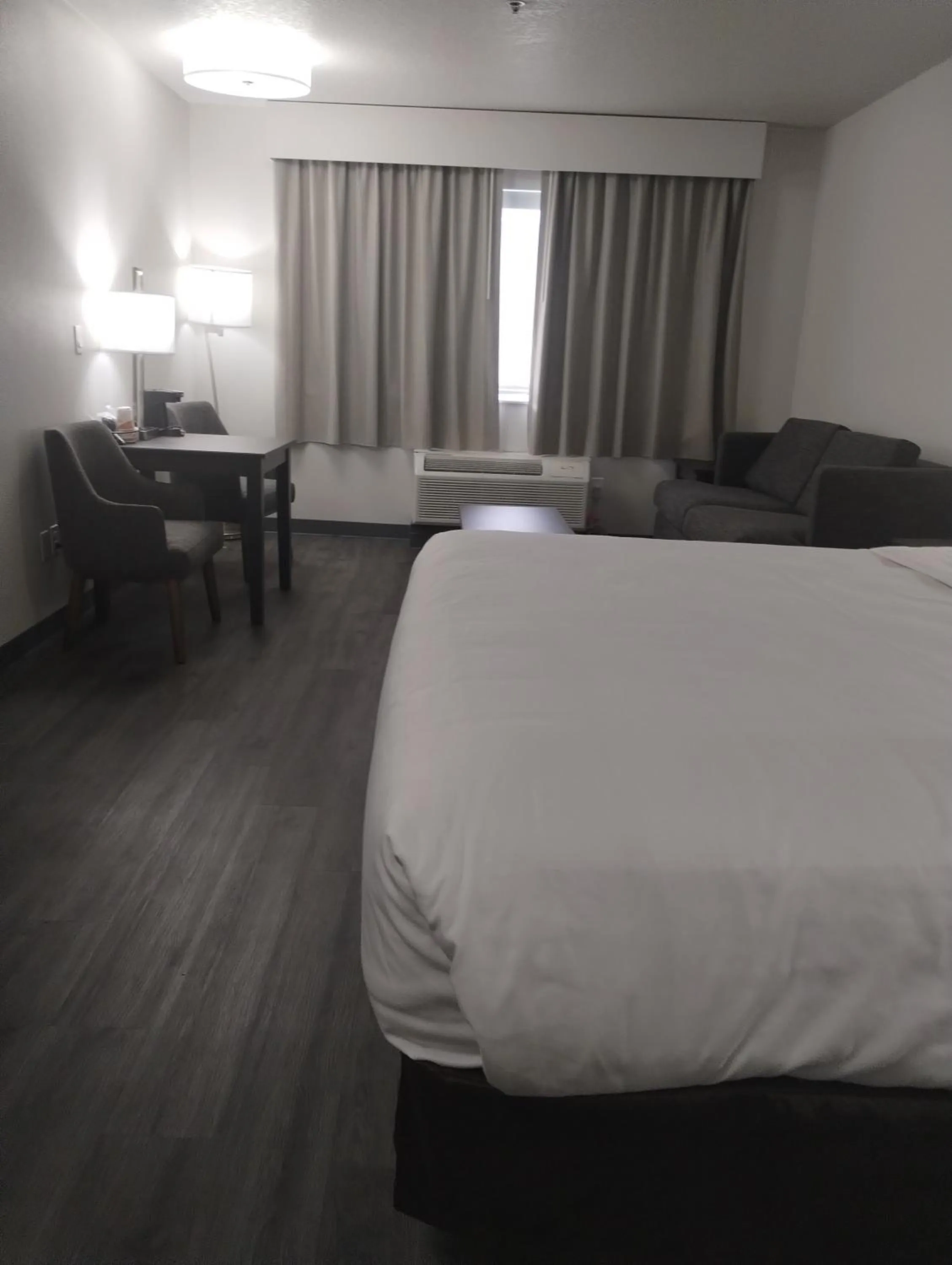 Bed in Quality Inn & Suites Wilsonville