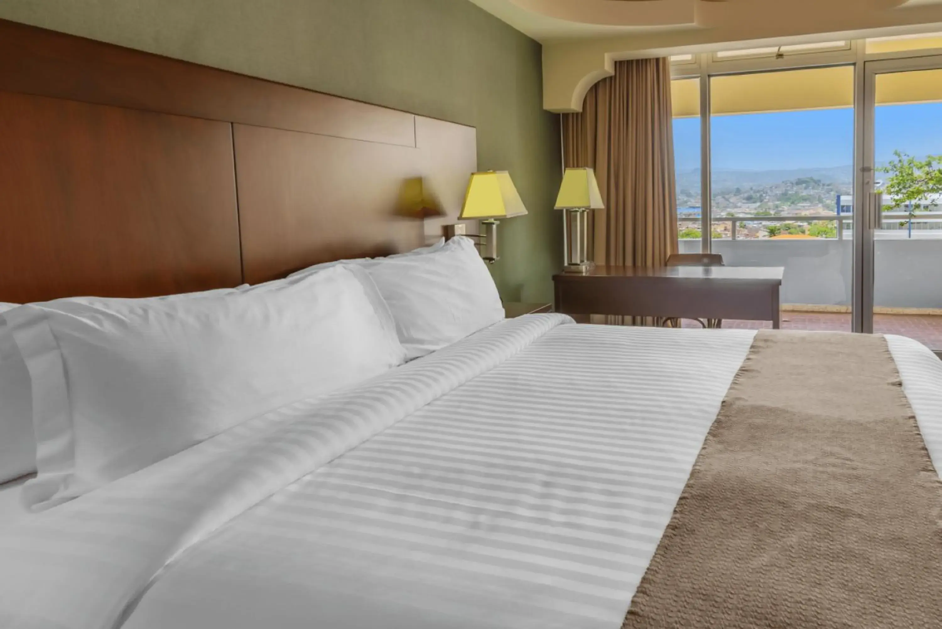 Bed in Hotel Plaza San Martin Bed in Hotel Plaza San Martin