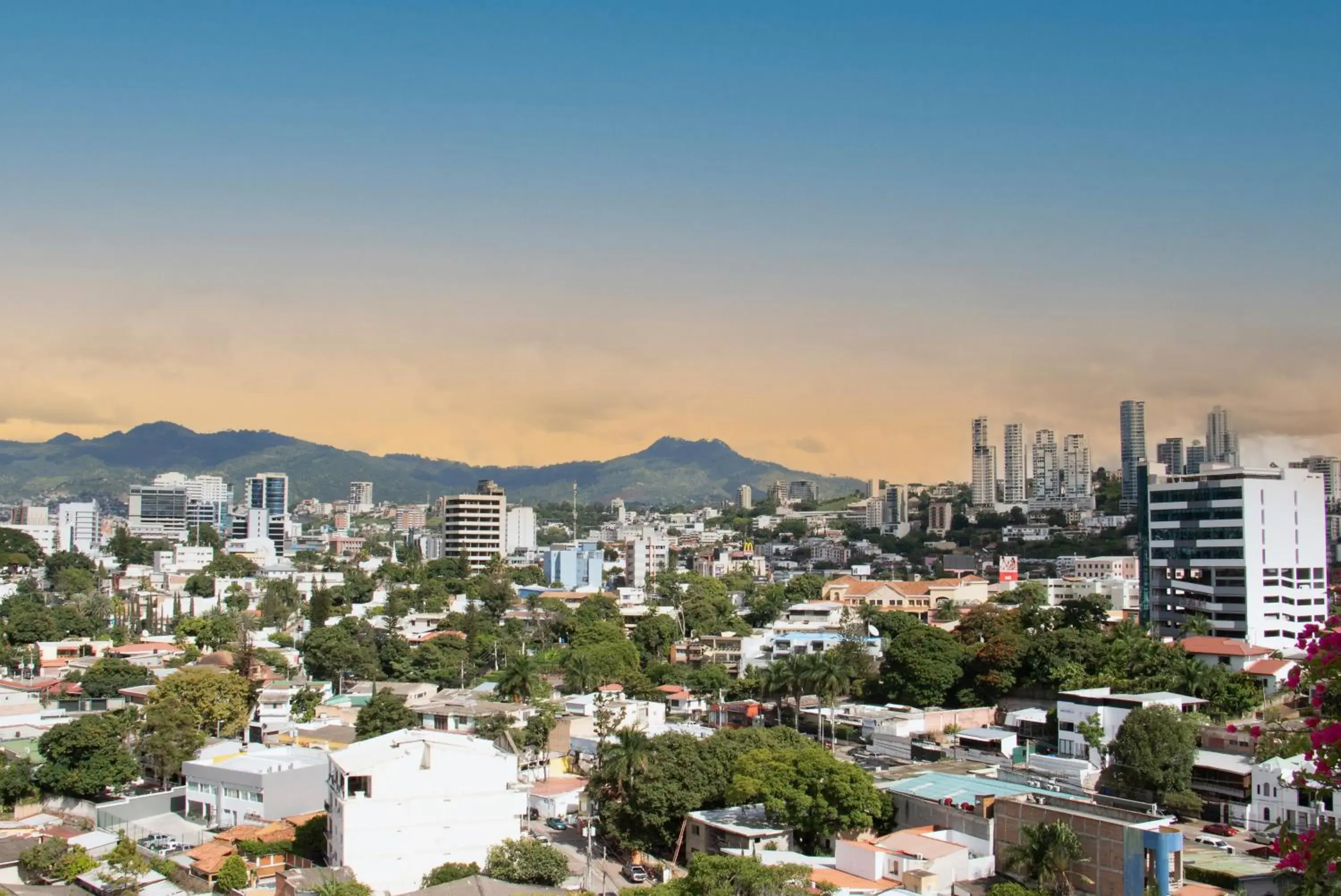 City view in Hotel Plaza San Martin City view in Hotel Plaza San Martin