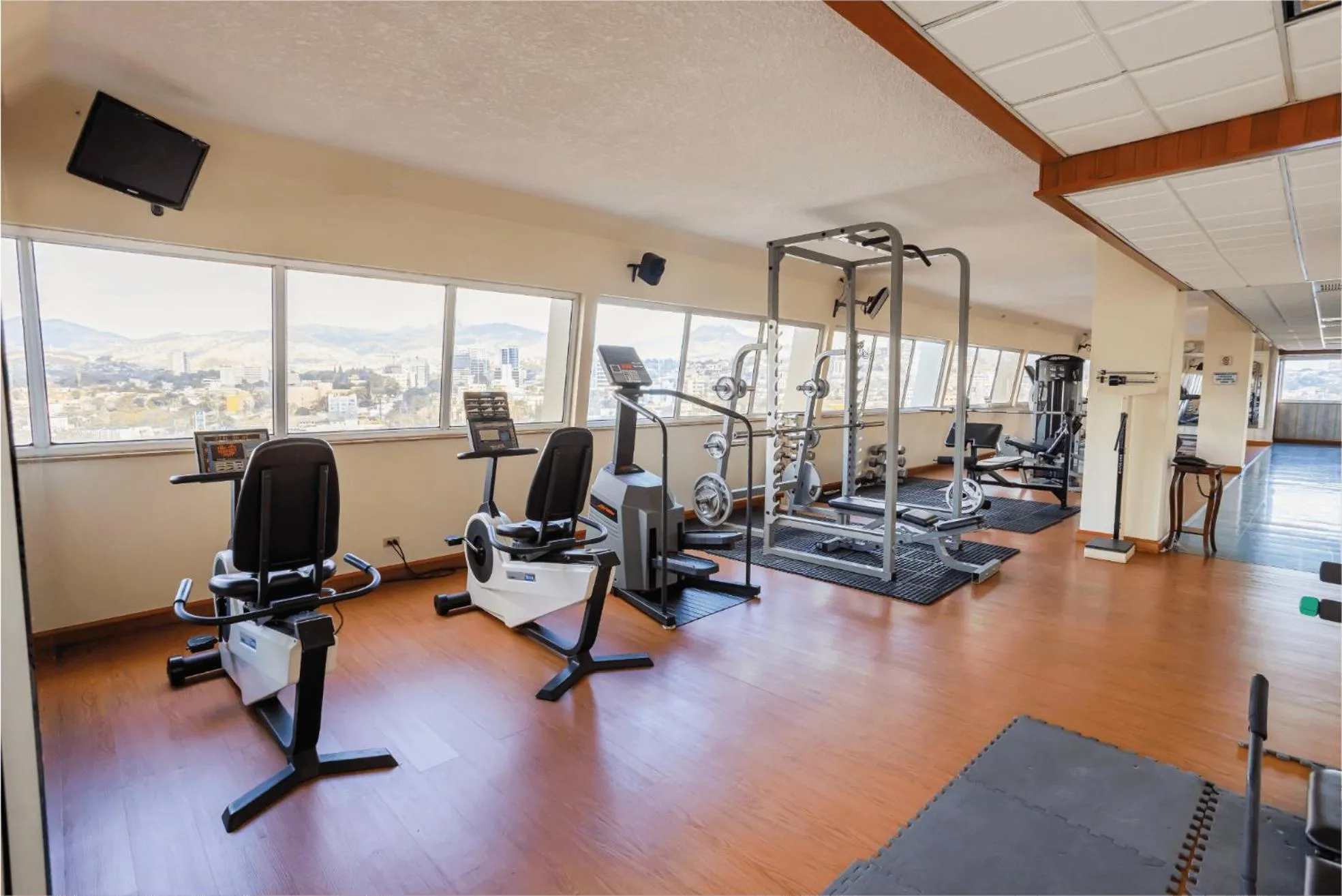 Fitness centre/facilities in Hotel Plaza San Martin