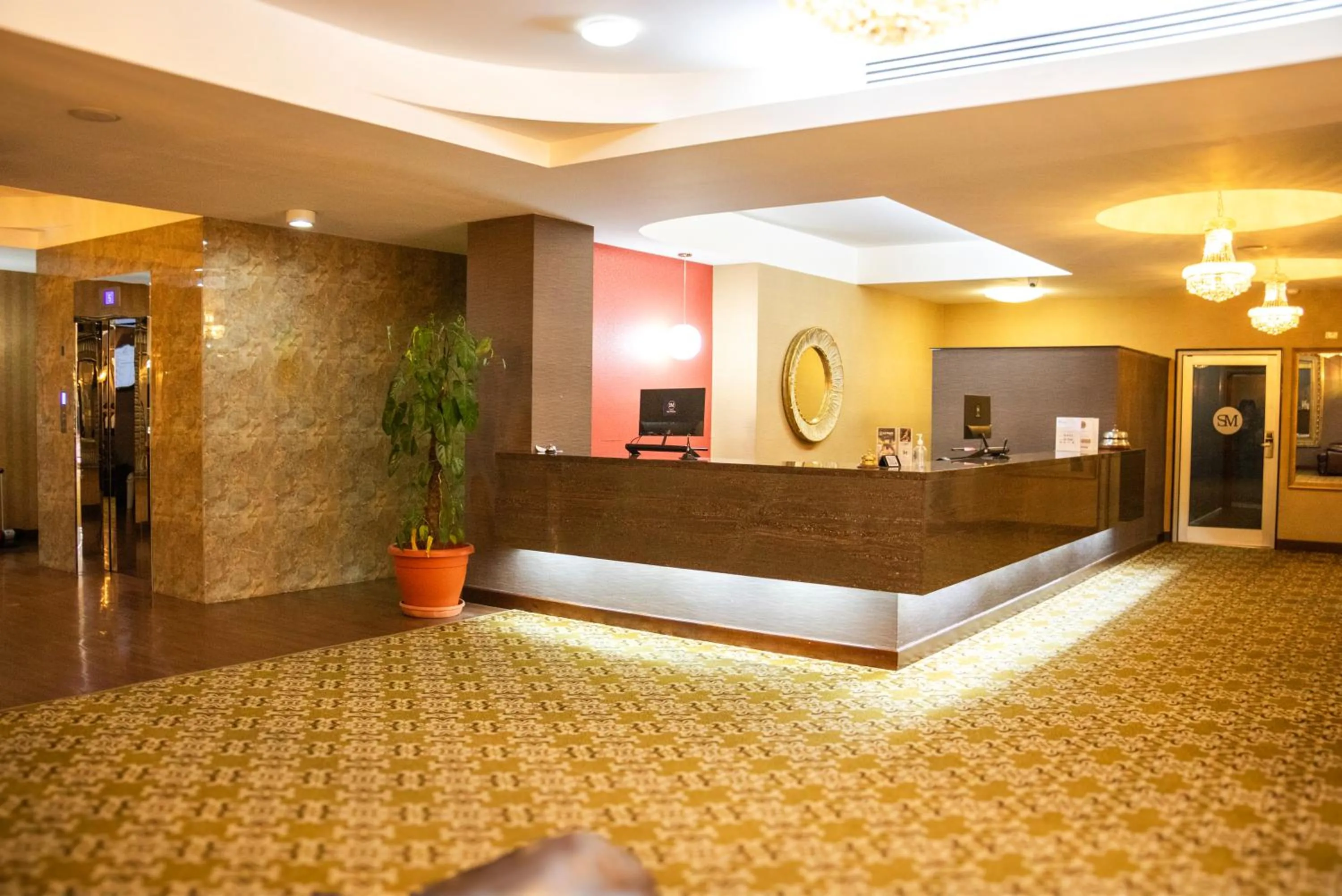 Lobby or reception in Hotel Plaza San Martin
