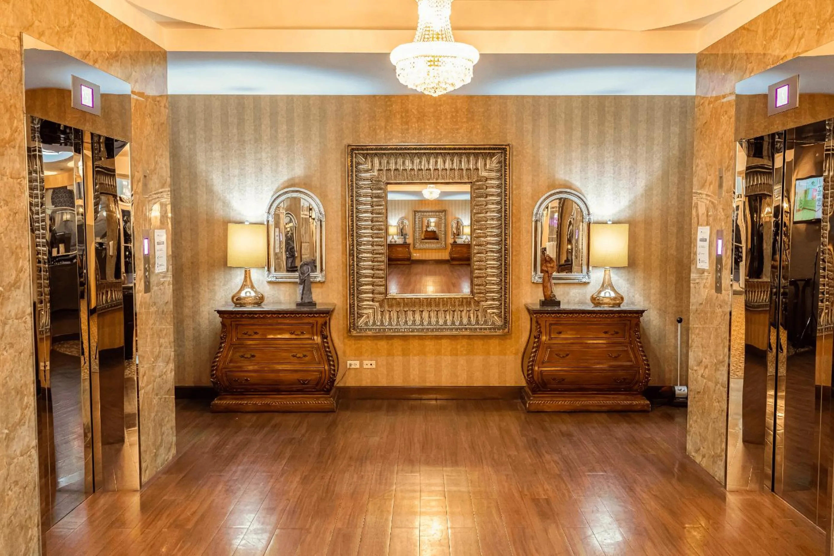 elevator in Hotel Plaza San Martin