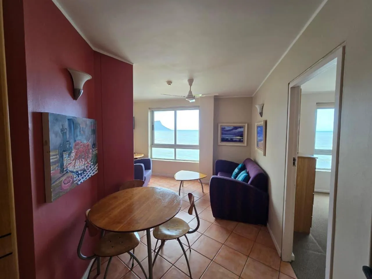 Seating area in False Bay Inn