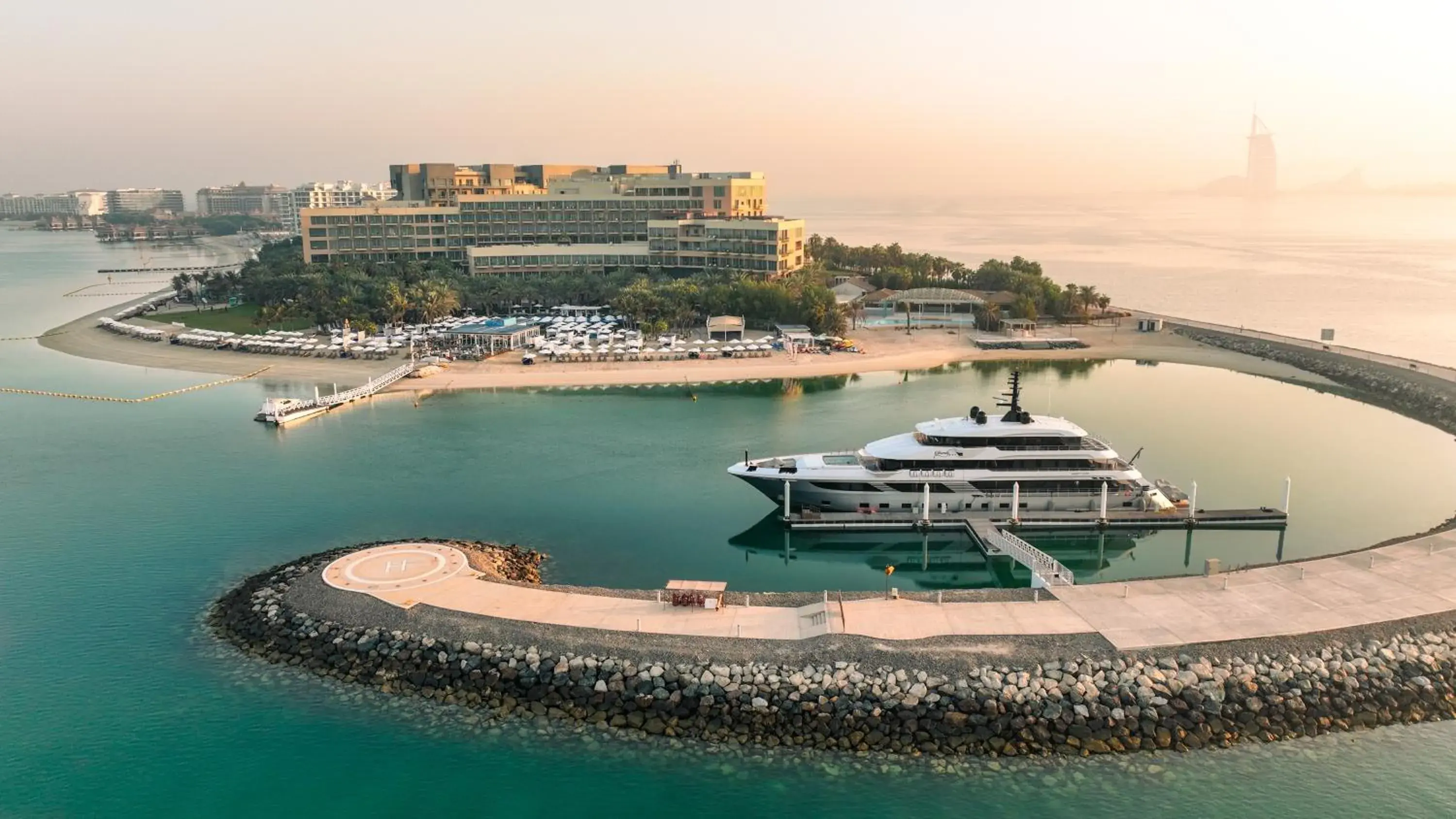 Property building in Rixos The Palm Hotel & Suites - Ultra All Inclusive Property building in Rixos The Palm Hotel & Suites - Ultra All Inclusive