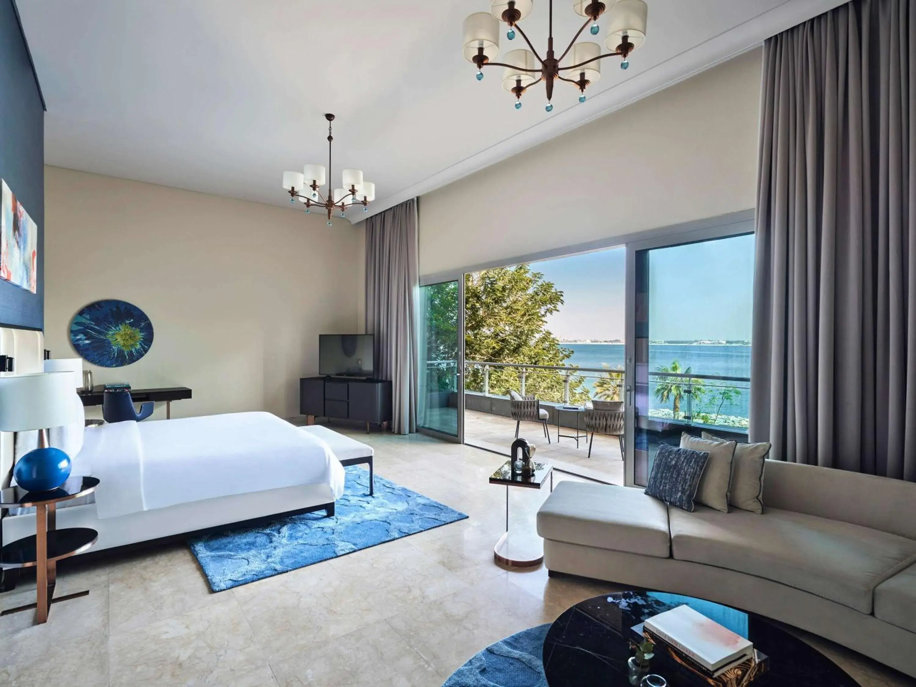 Bedroom, Bed in Rixos The Palm Hotel & Suites - Ultra All Inclusive Bedroom, Bed in Rixos The Palm Hotel & Suites - Ultra All Inclusive