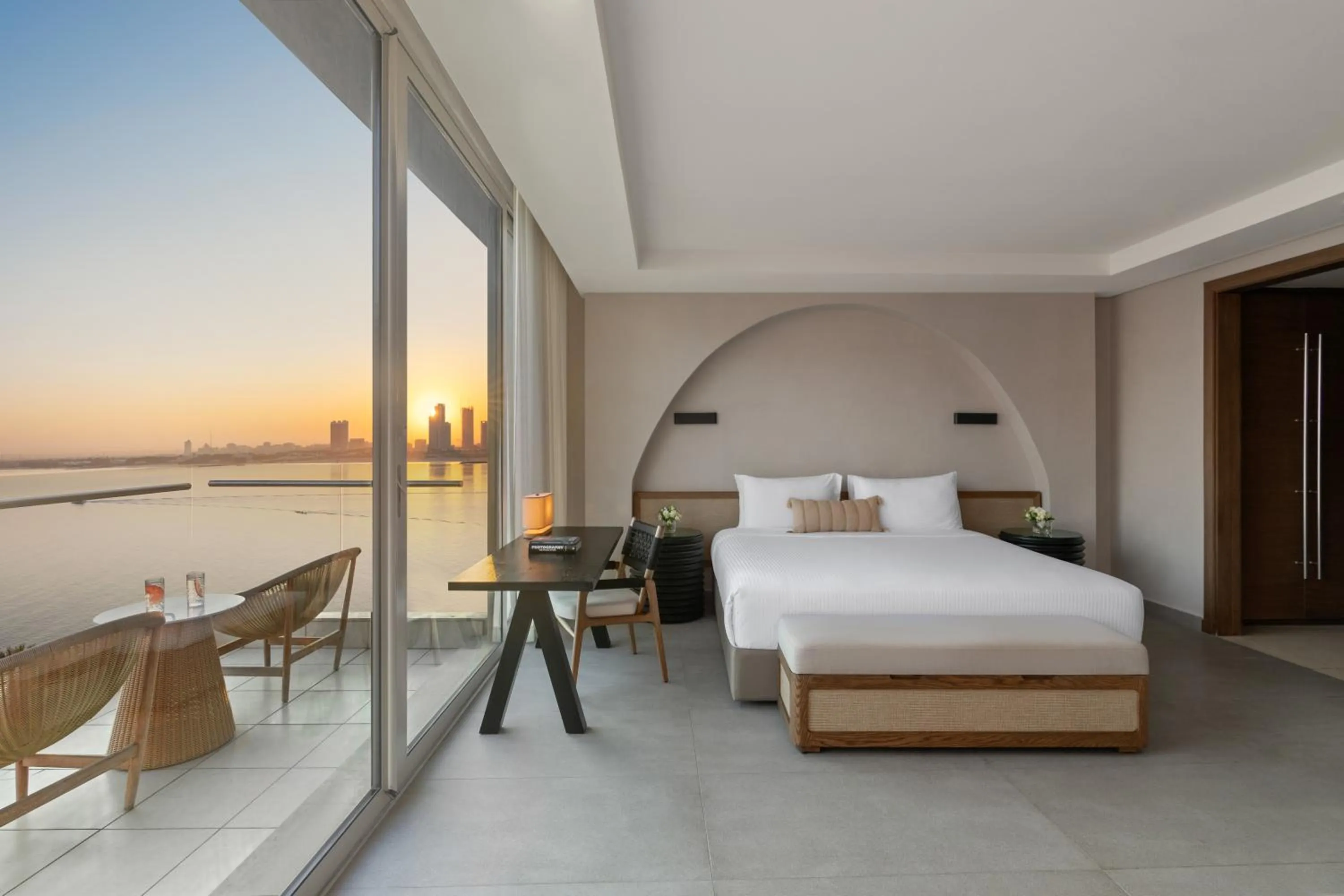 Balcony/Terrace, Bed in Rixos The Palm Hotel & Suites - Ultra All Inclusive