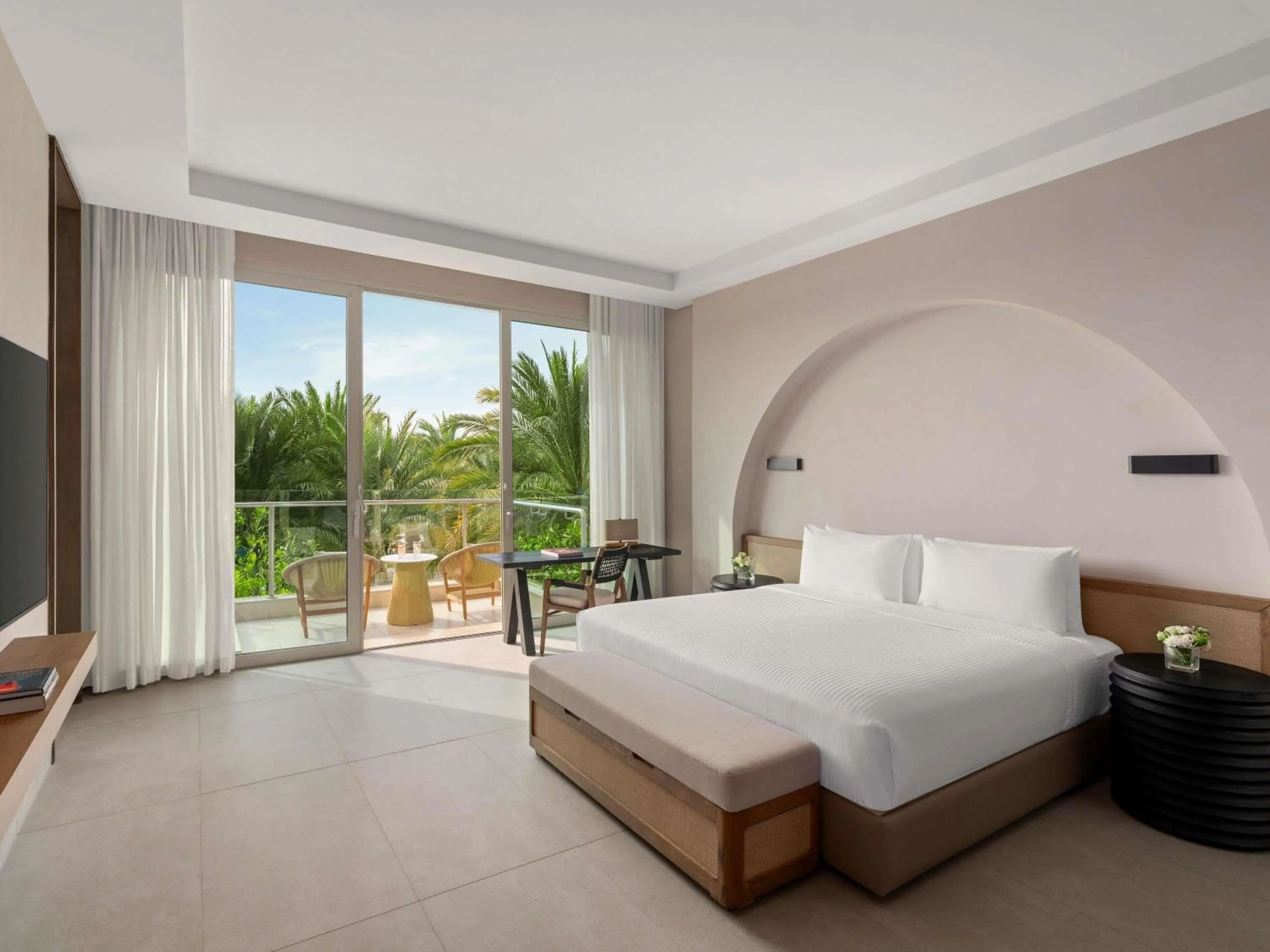 Bedroom, Bed in Rixos The Palm Hotel & Suites - Ultra All Inclusive