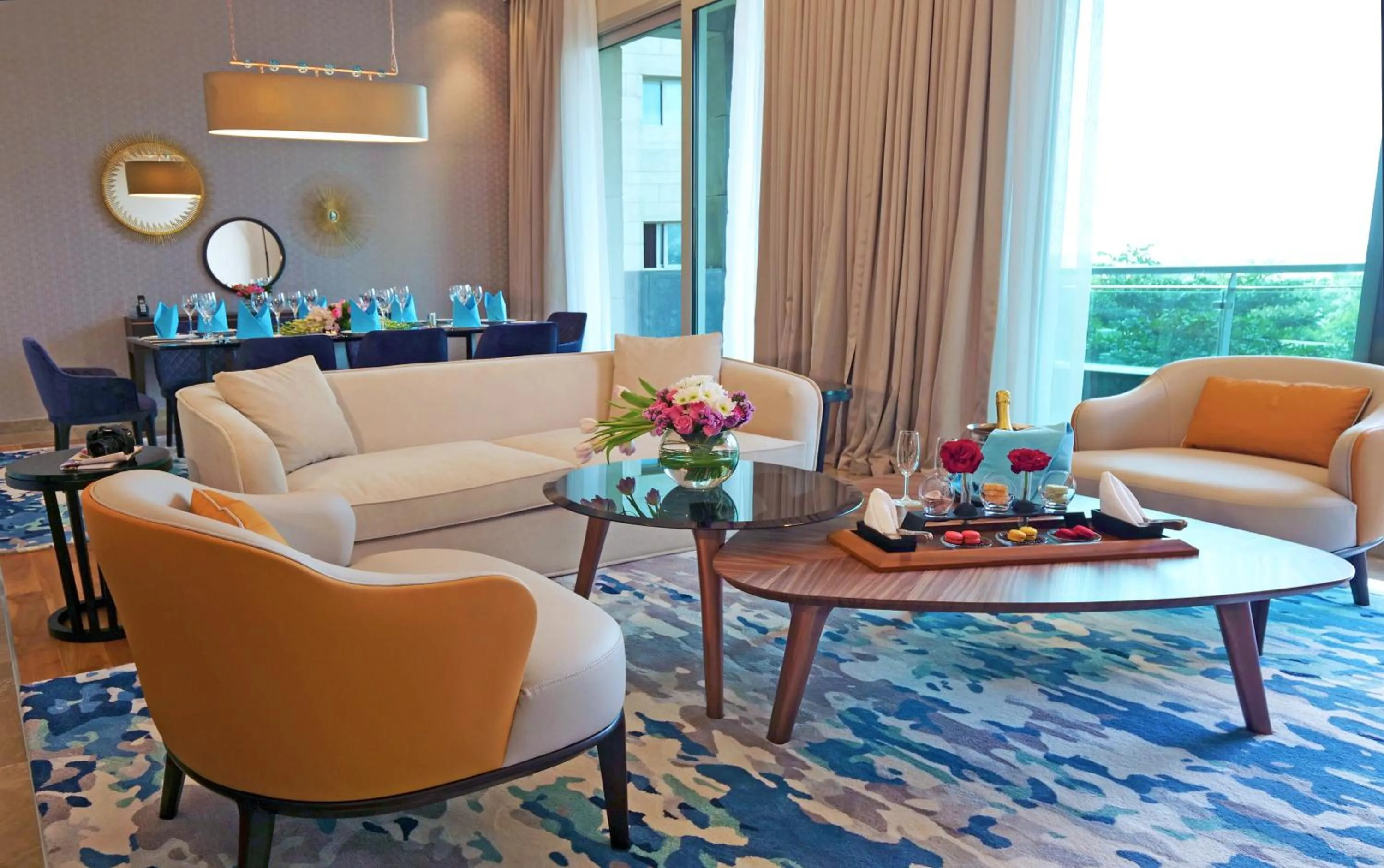 Living room in Rixos The Palm Hotel & Suites - Ultra All Inclusive