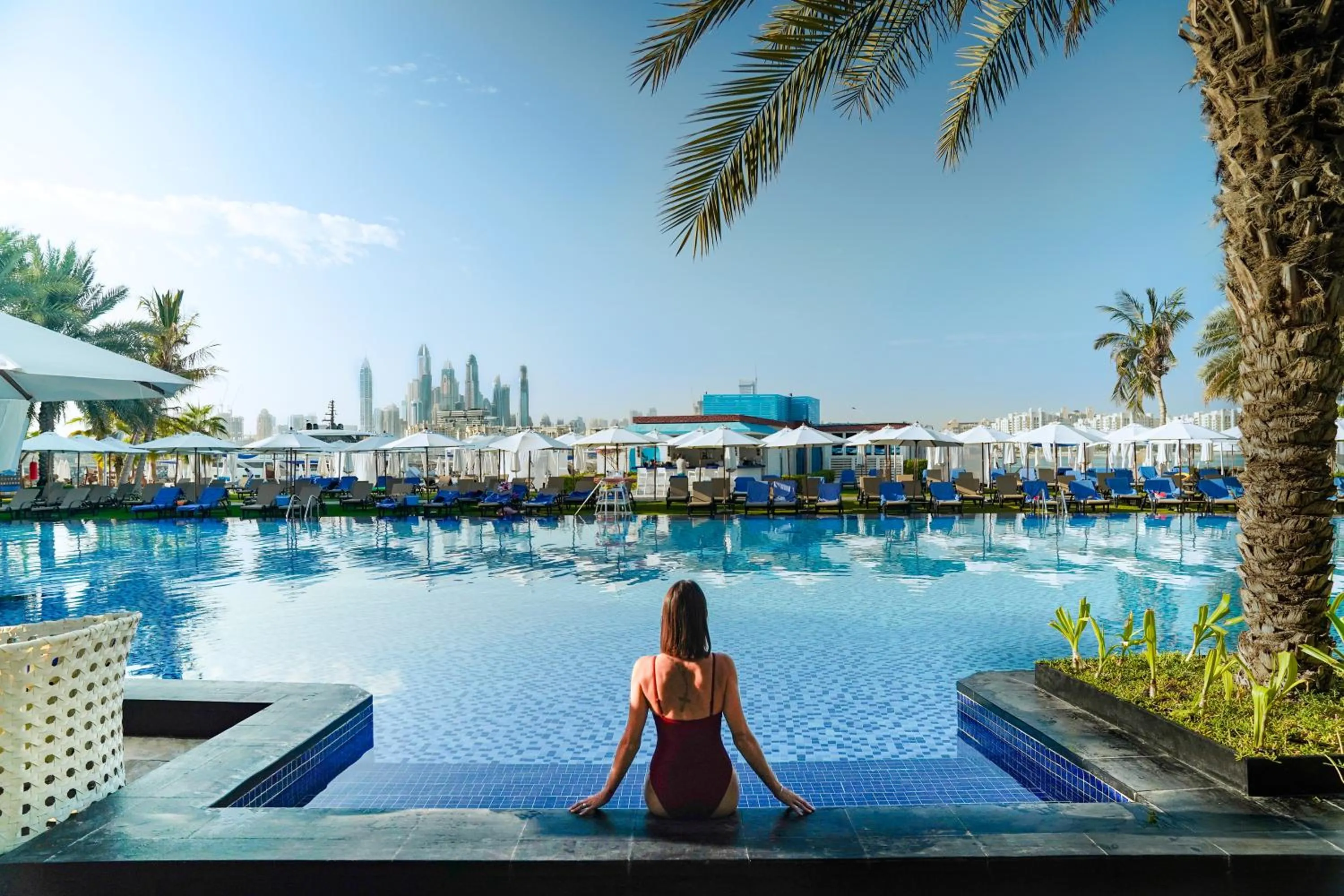 Pool view in Rixos The Palm Hotel & Suites - Ultra All Inclusive