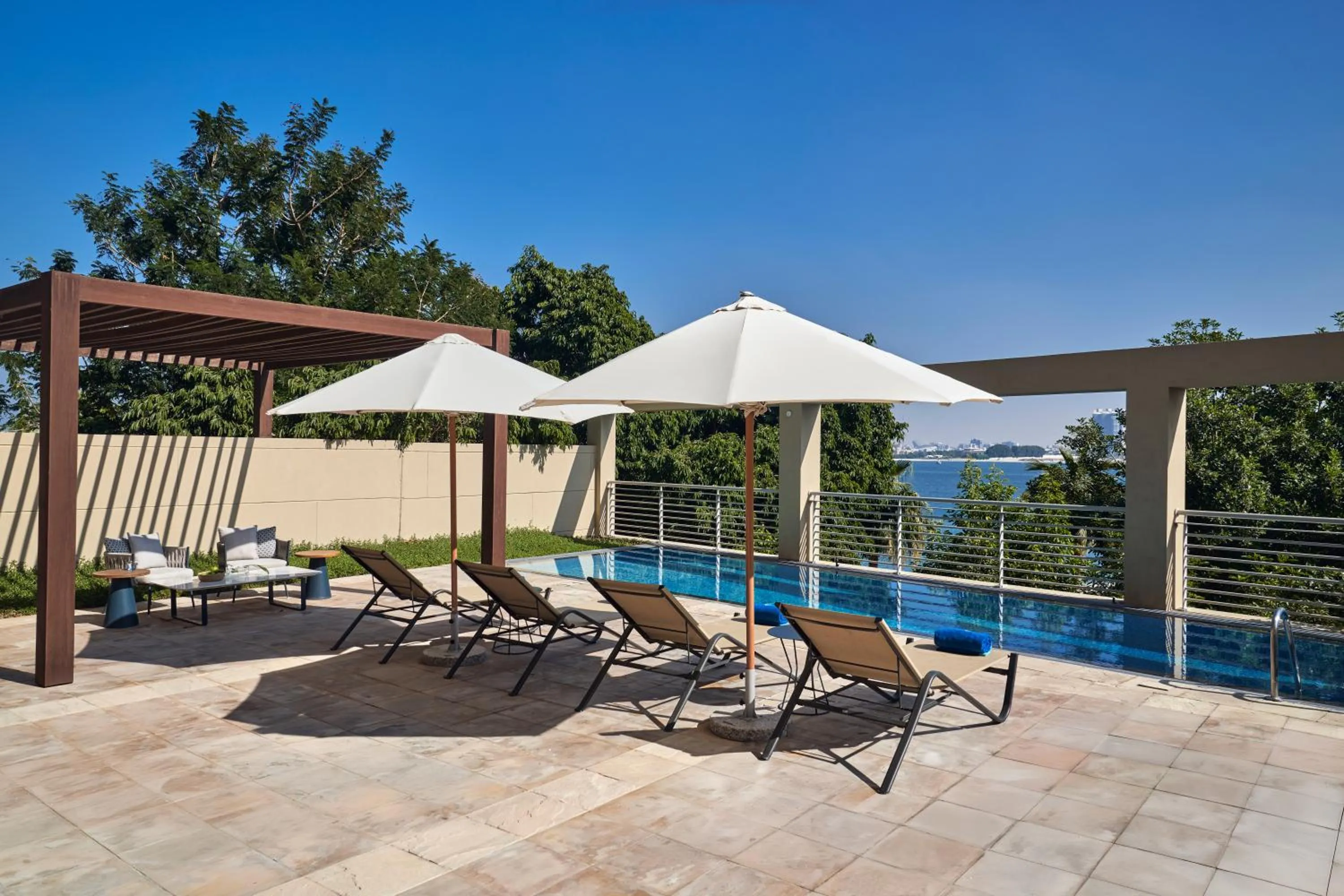 Pool view in Rixos The Palm Hotel & Suites - Ultra All Inclusive