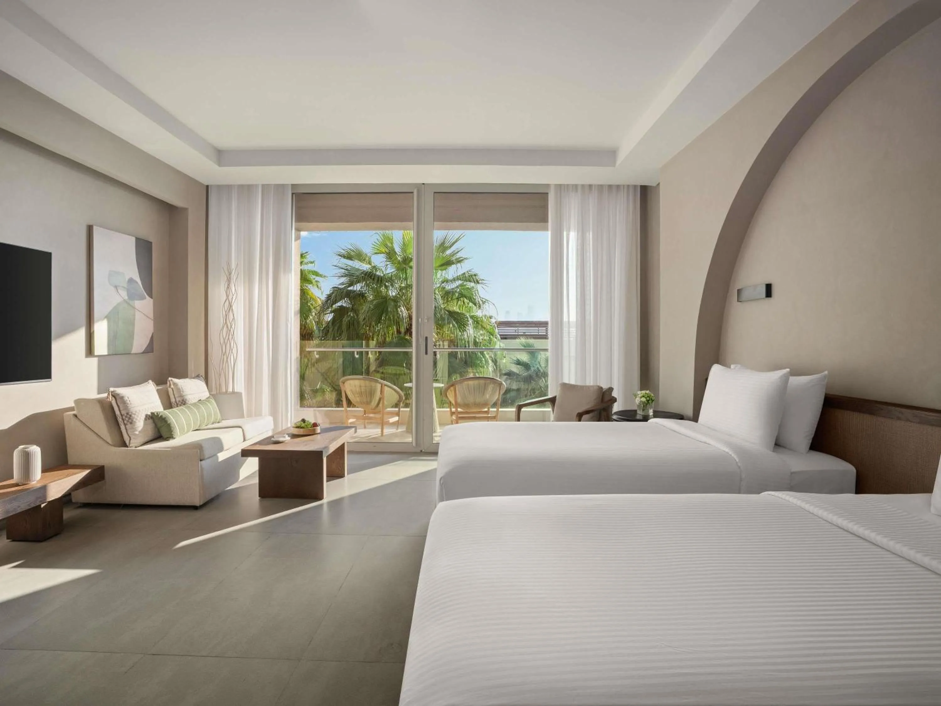Bedroom, Bed in Rixos The Palm Hotel & Suites - Ultra All Inclusive
