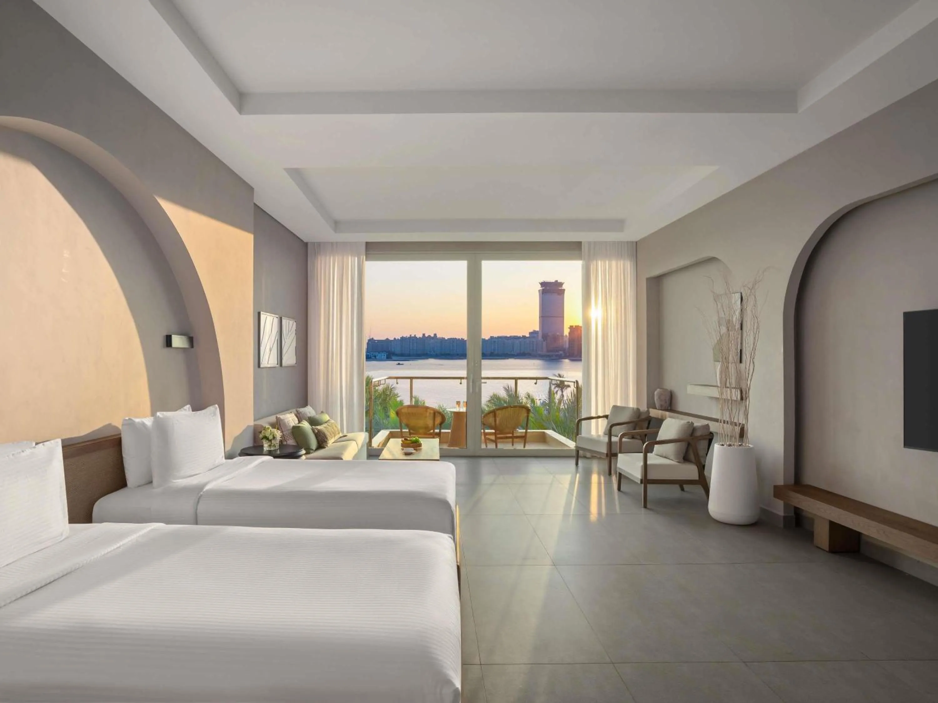 Bedroom, Bed in Rixos The Palm Hotel & Suites - Ultra All Inclusive