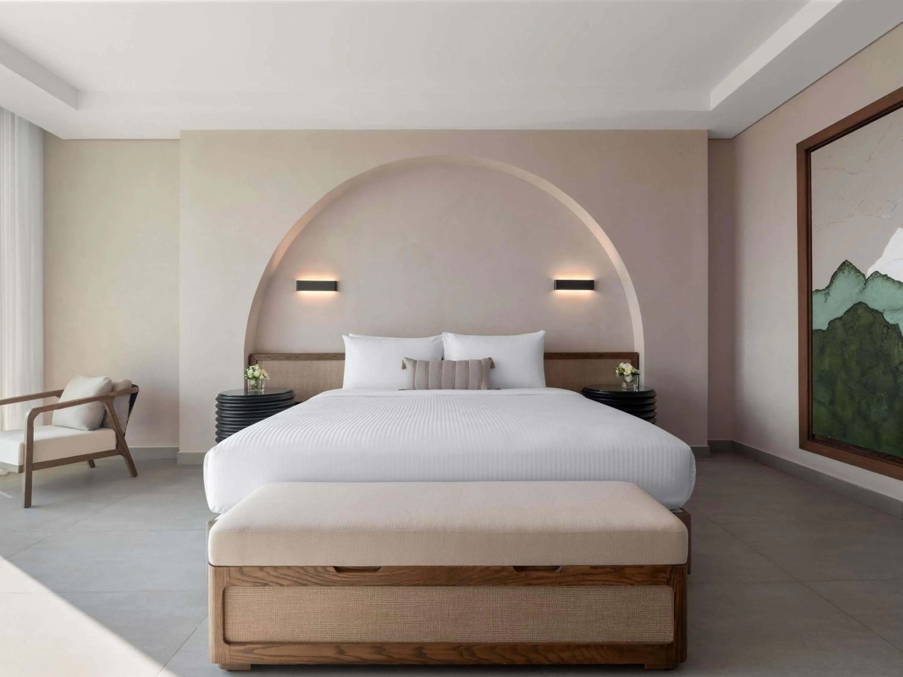 Bedroom, Bed in Rixos The Palm Hotel & Suites - Ultra All Inclusive