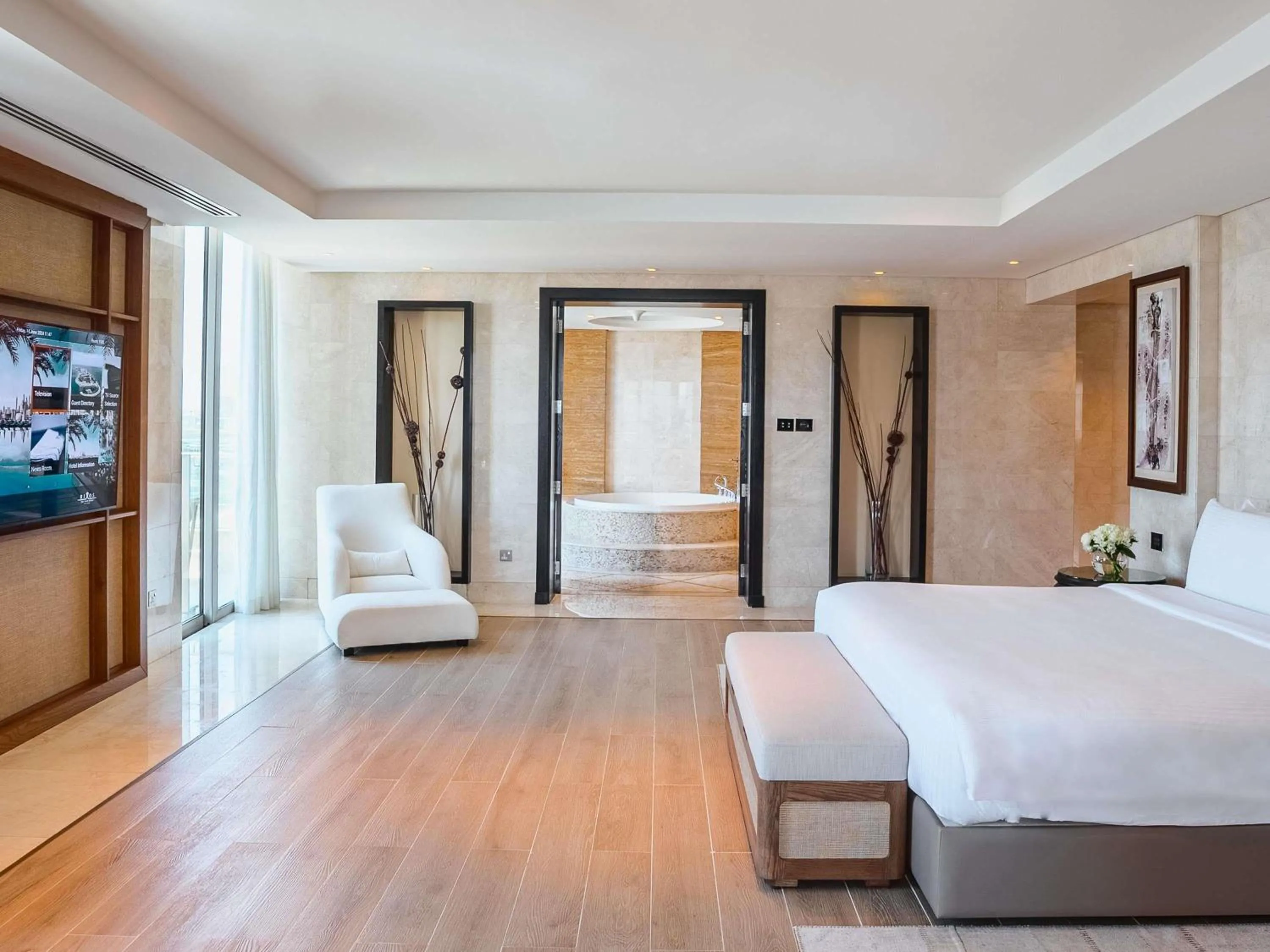 Bedroom, Bed in Rixos The Palm Hotel & Suites - Ultra All Inclusive