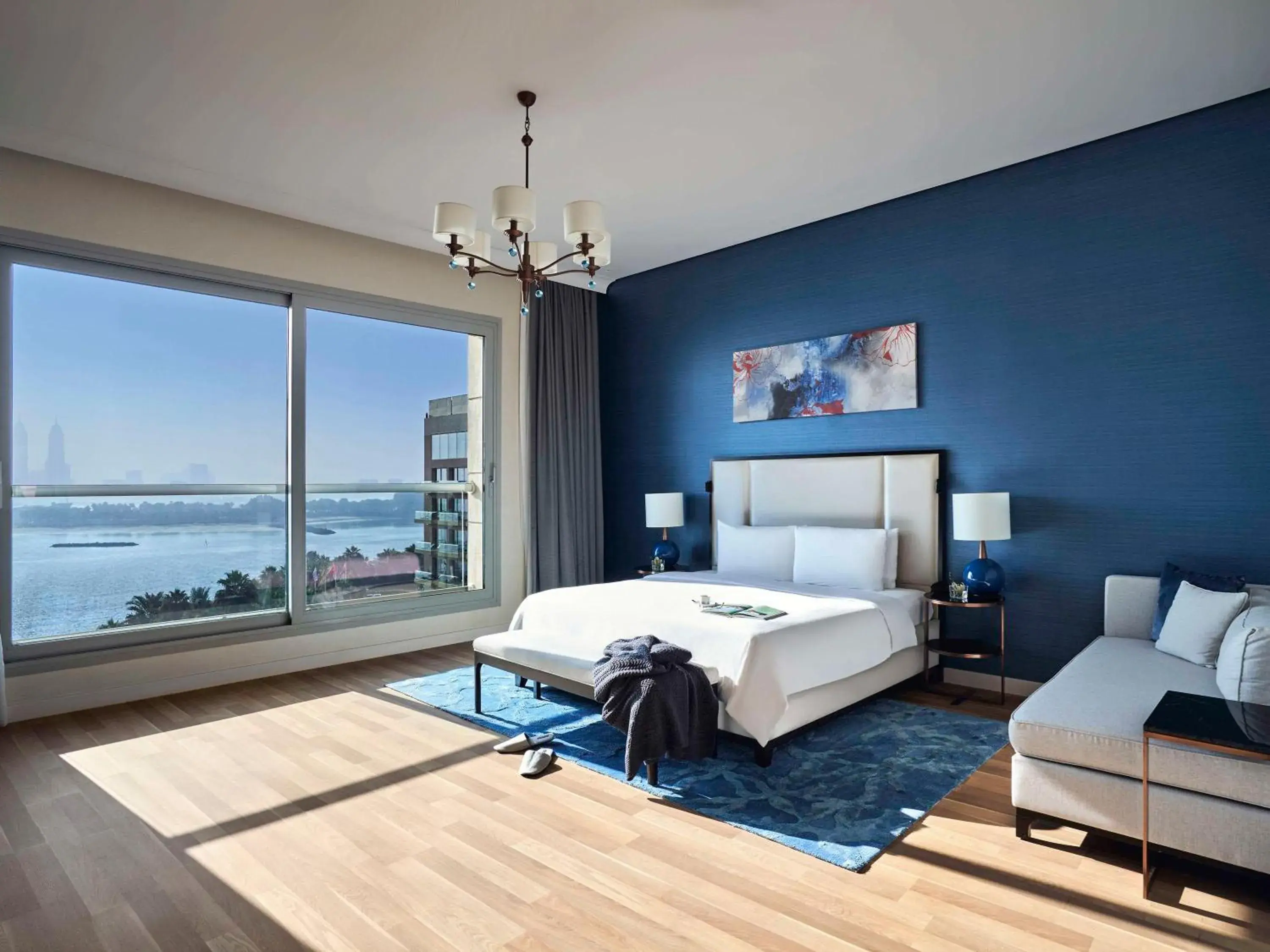 Bedroom, Bed in Rixos The Palm Hotel & Suites - Ultra All Inclusive Bedroom, Bed in Rixos The Palm Hotel & Suites - Ultra All Inclusive