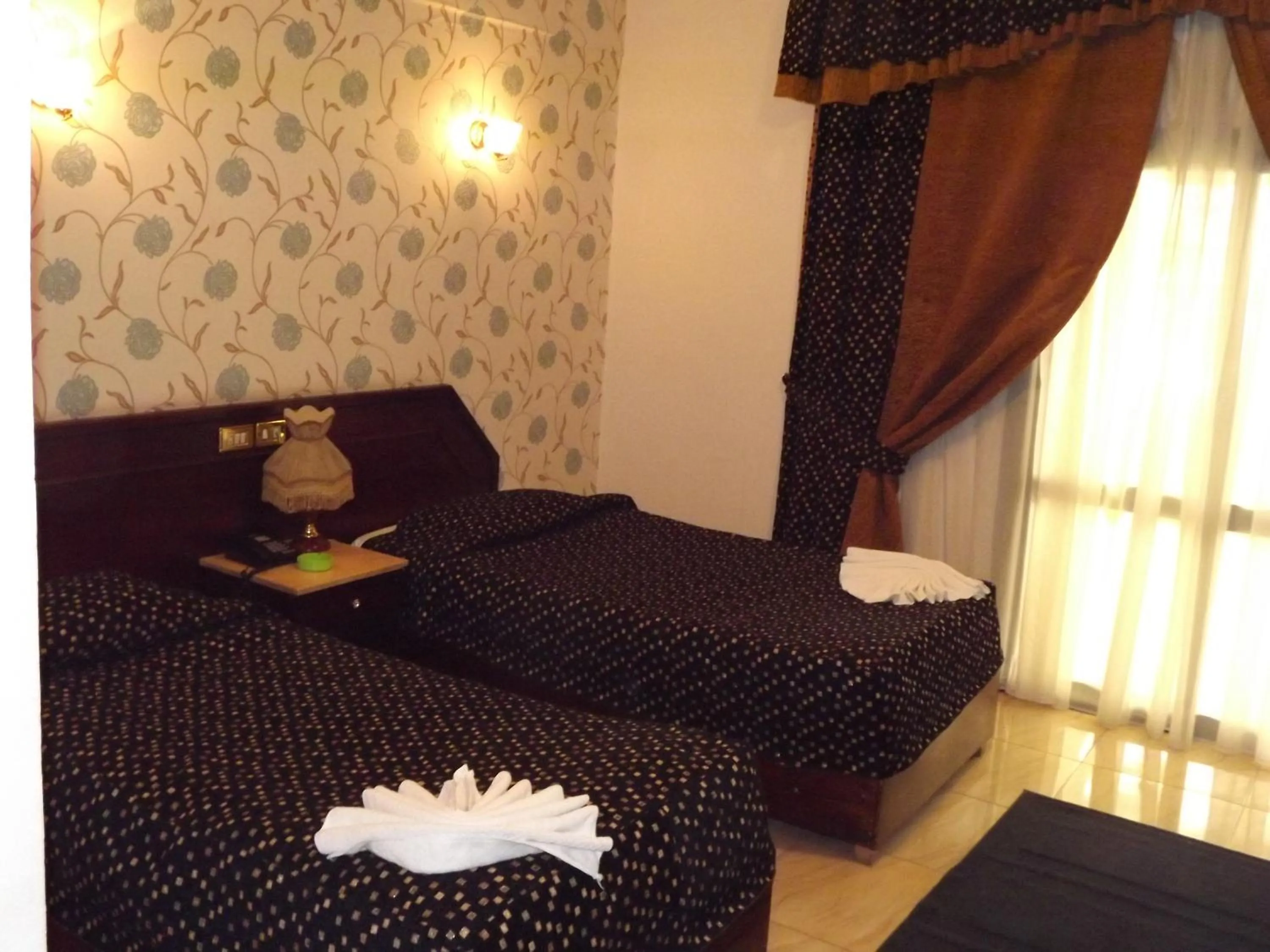 Bed in Mayorca Hotel Cairo