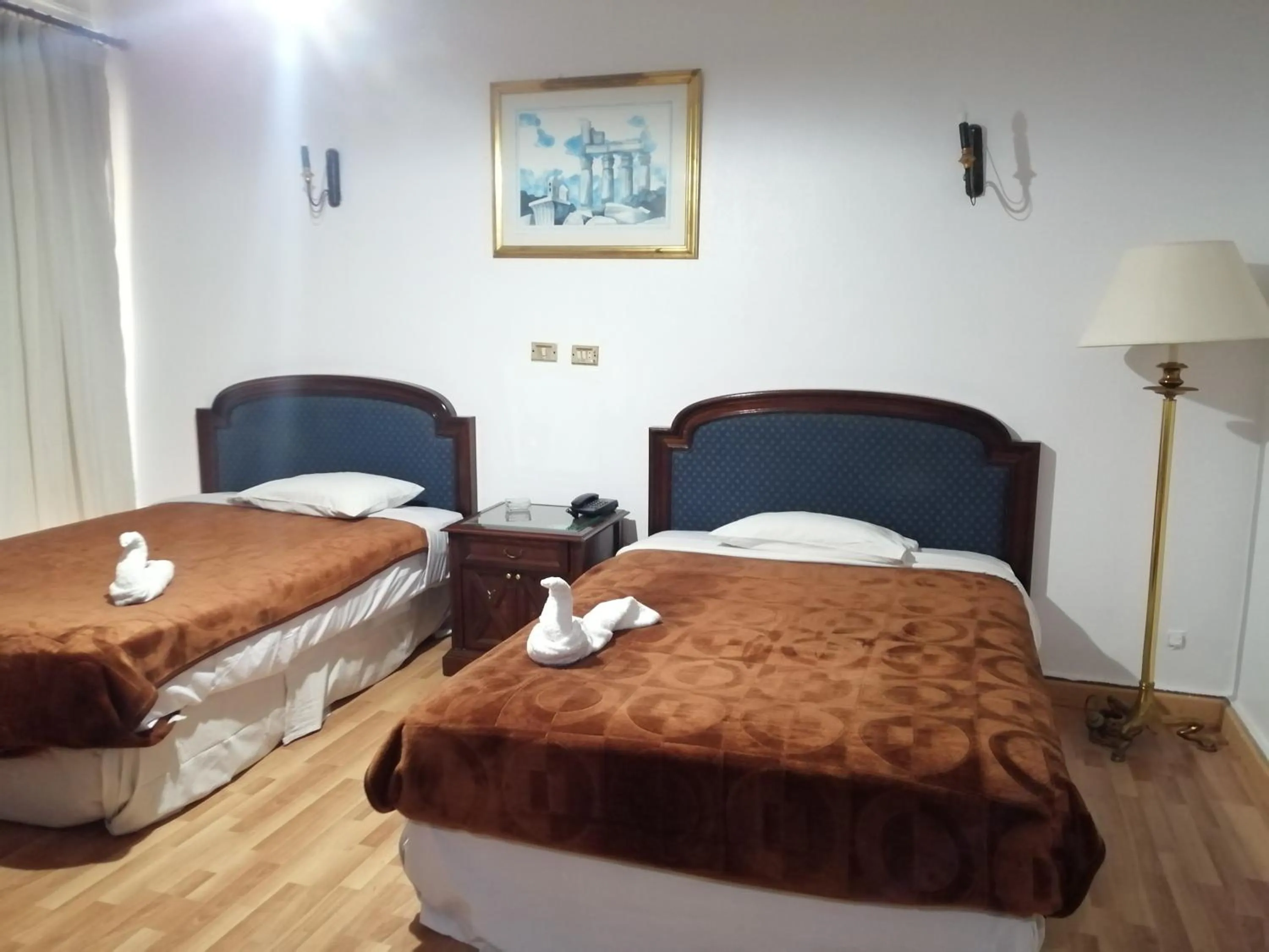 Bed in Mayorca Hotel Cairo