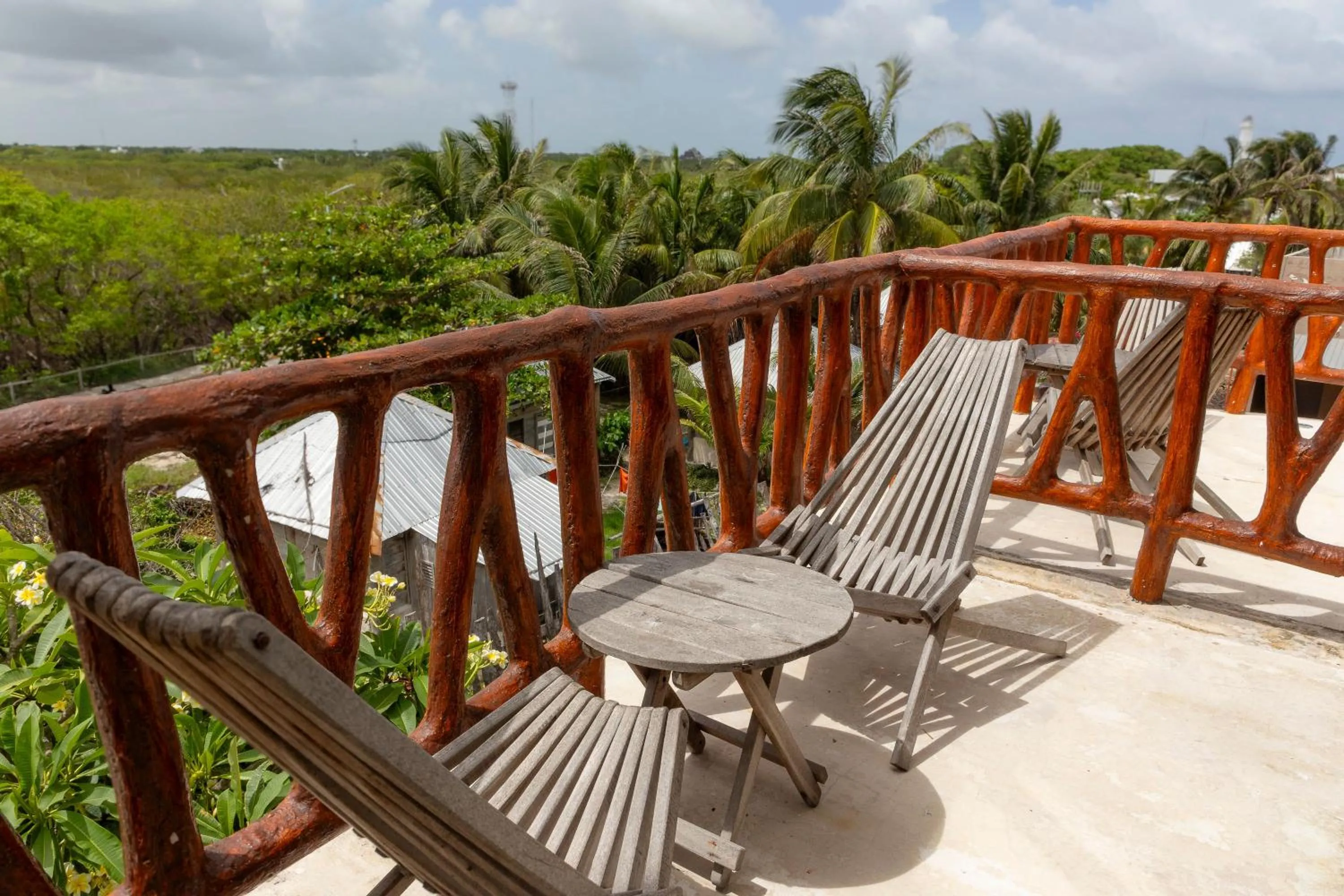 Balcony/Terrace in Quinto Sole Boutique Hotel Mahahual