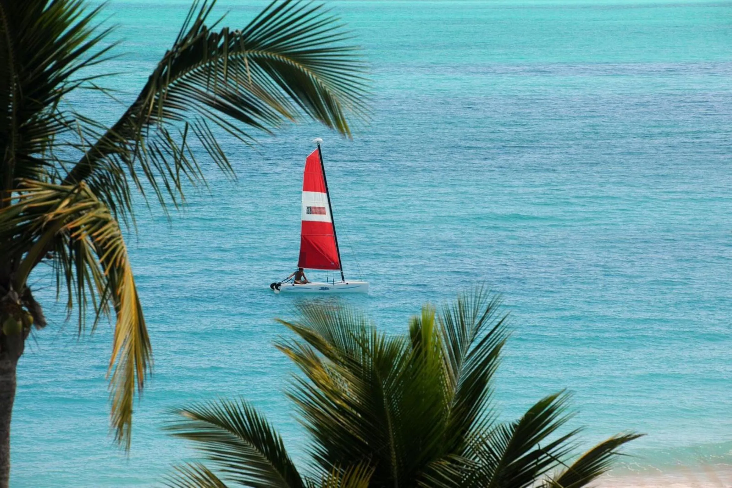 Windsurfing in Grace Bay Club
