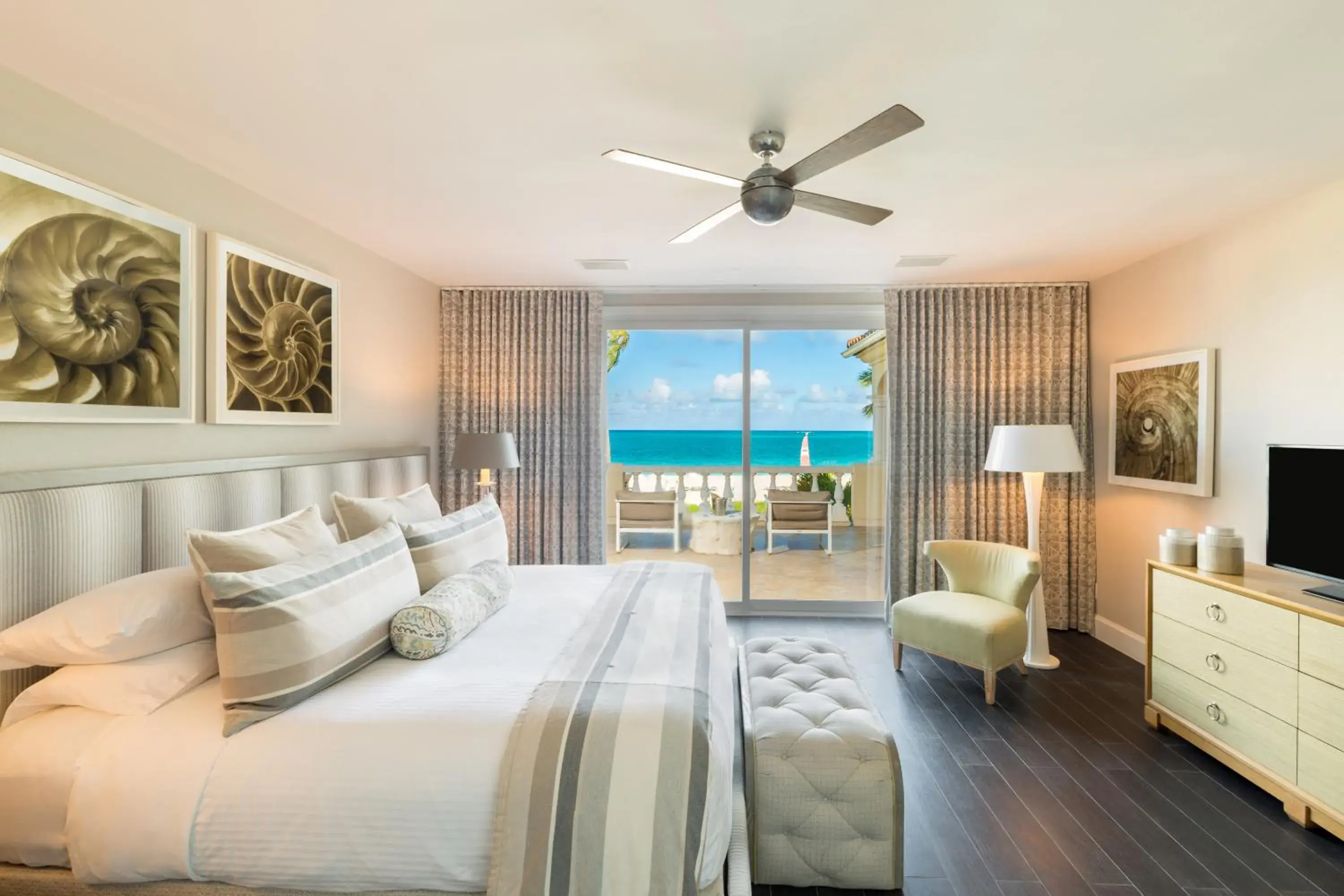 Bedroom, Bed in Grace Bay Club Bedroom, Bed in Grace Bay Club