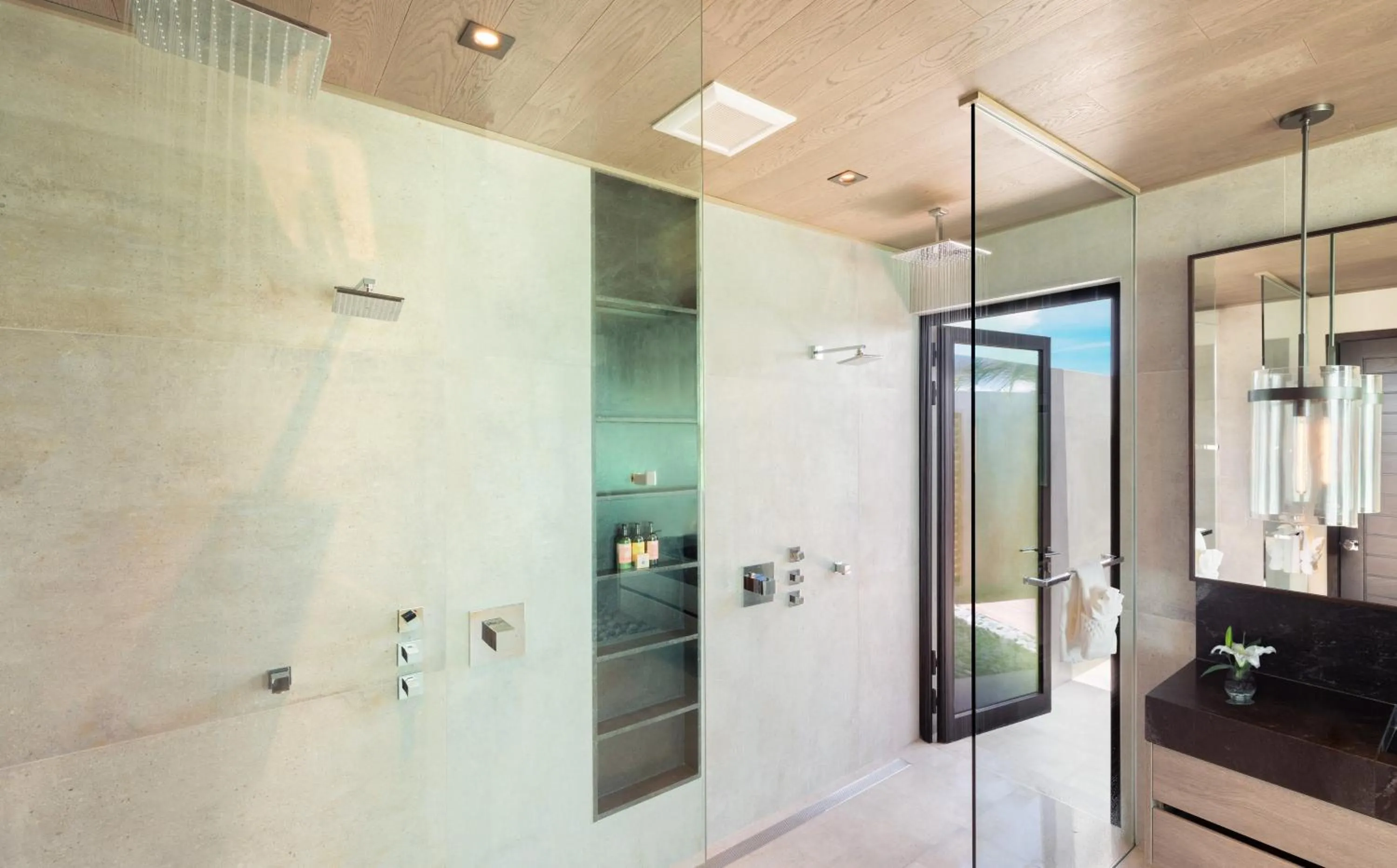 Shower in Grace Bay Club