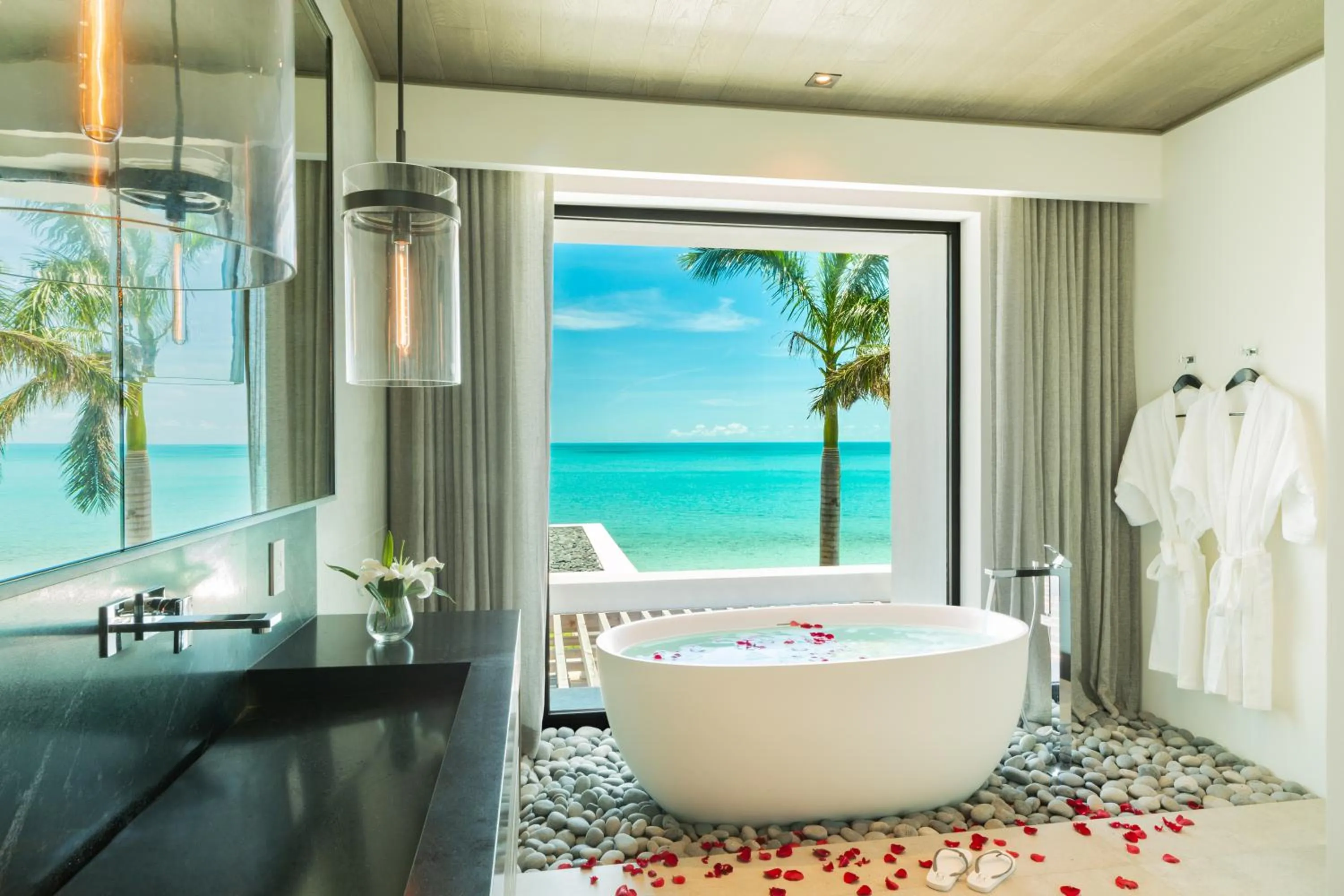 Bathroom in Grace Bay Club