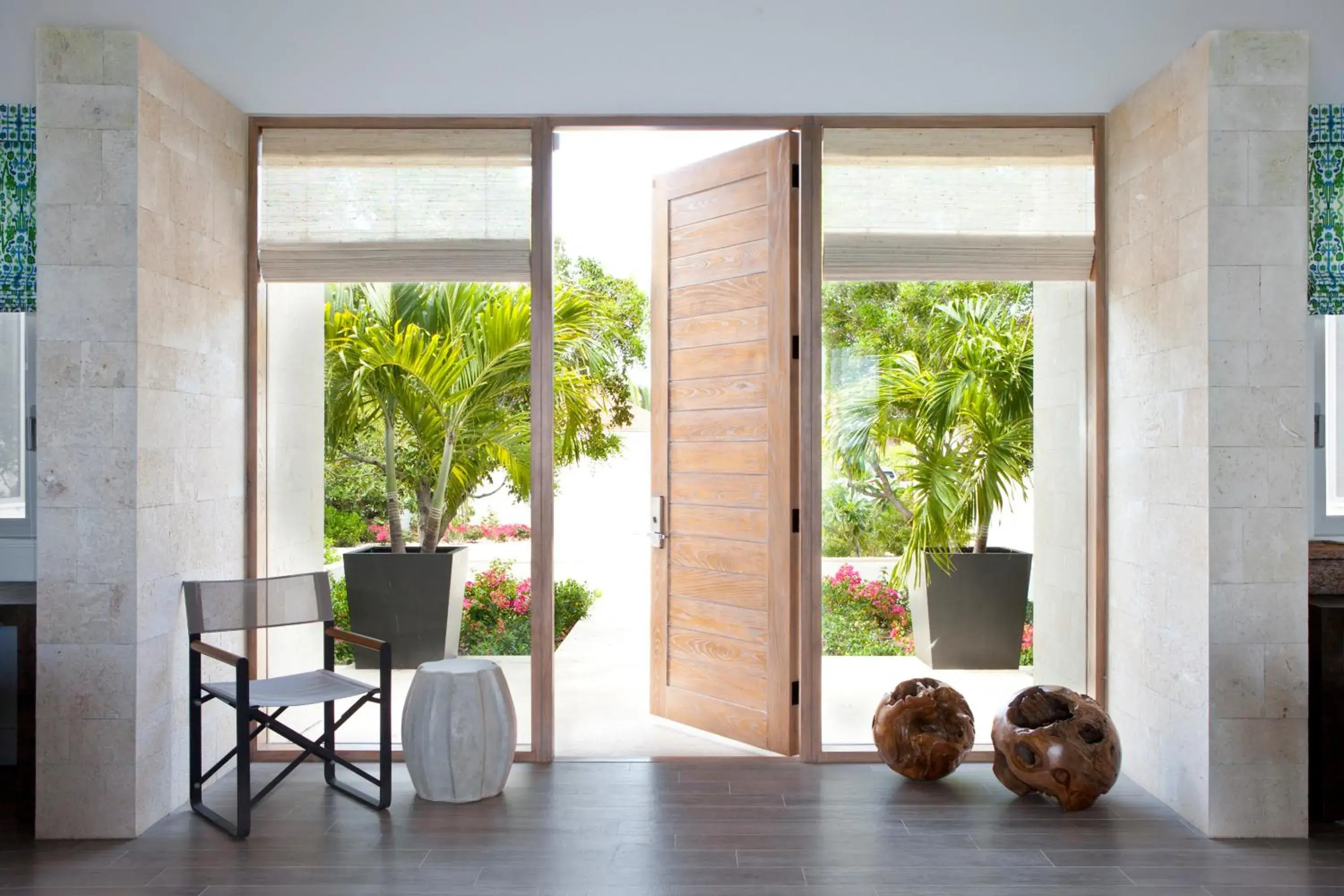 Facade/entrance in Grace Bay Club Facade/entrance in Grace Bay Club