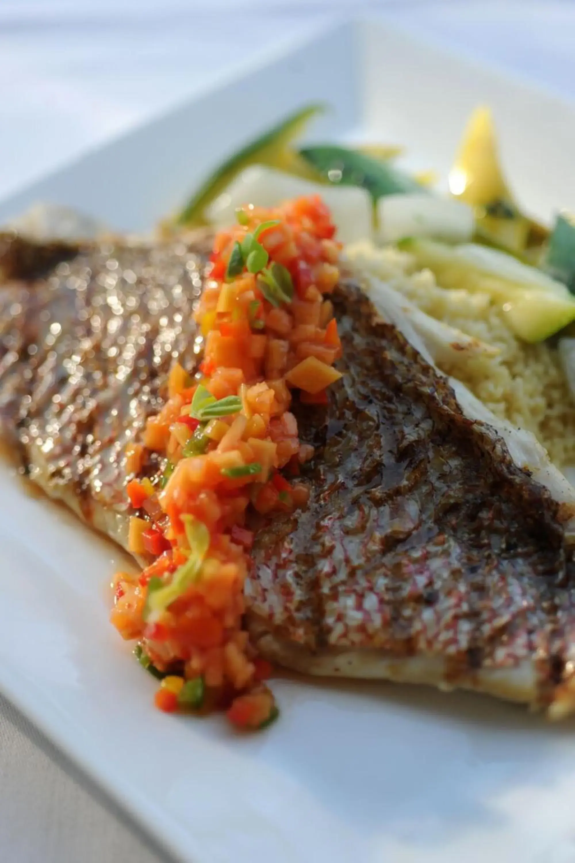 Food close-up in Grace Bay Club Food close-up in Grace Bay Club