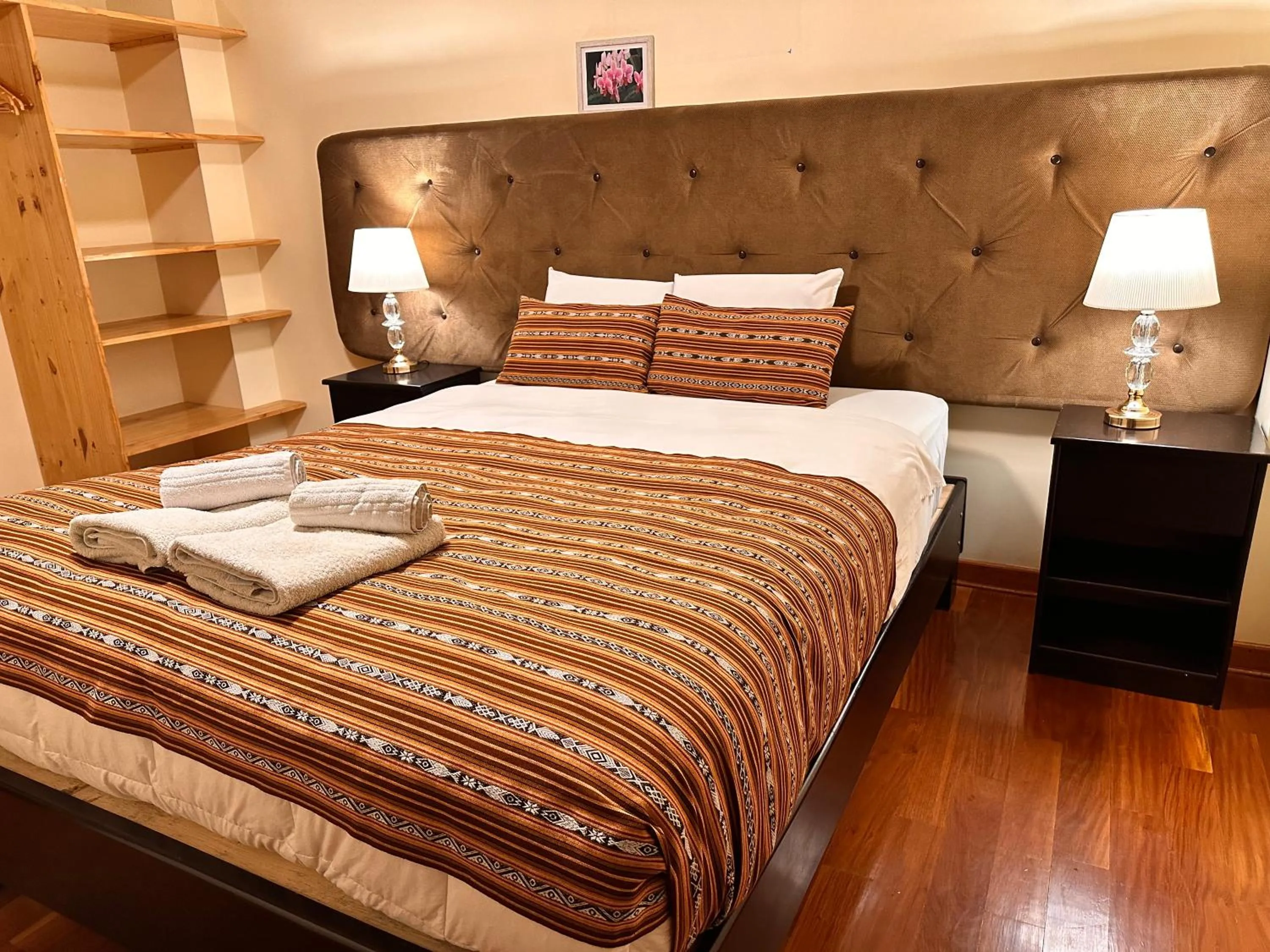 Bed in Hotel Las Quenas