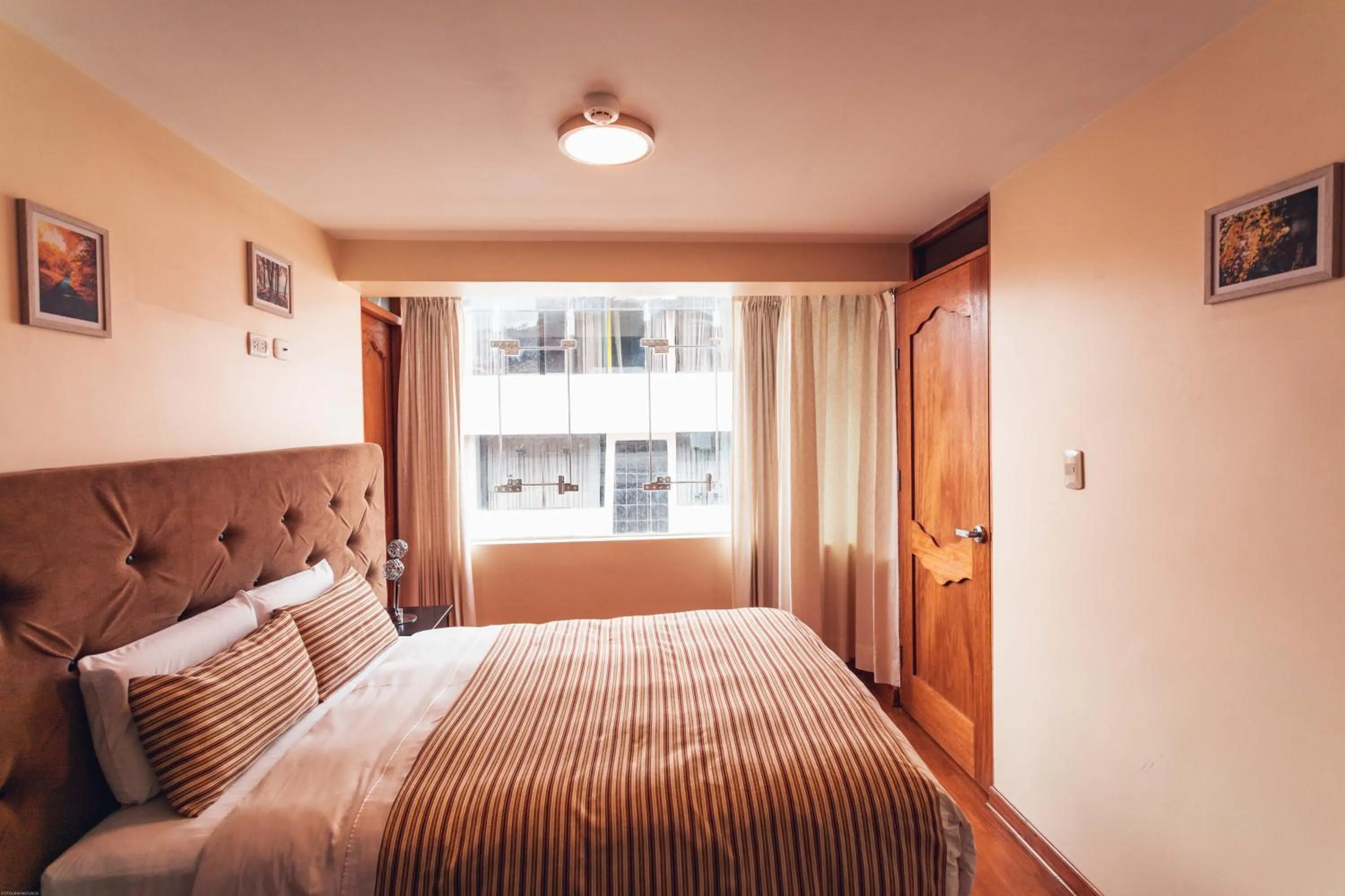 Bed in Hotel Las Quenas