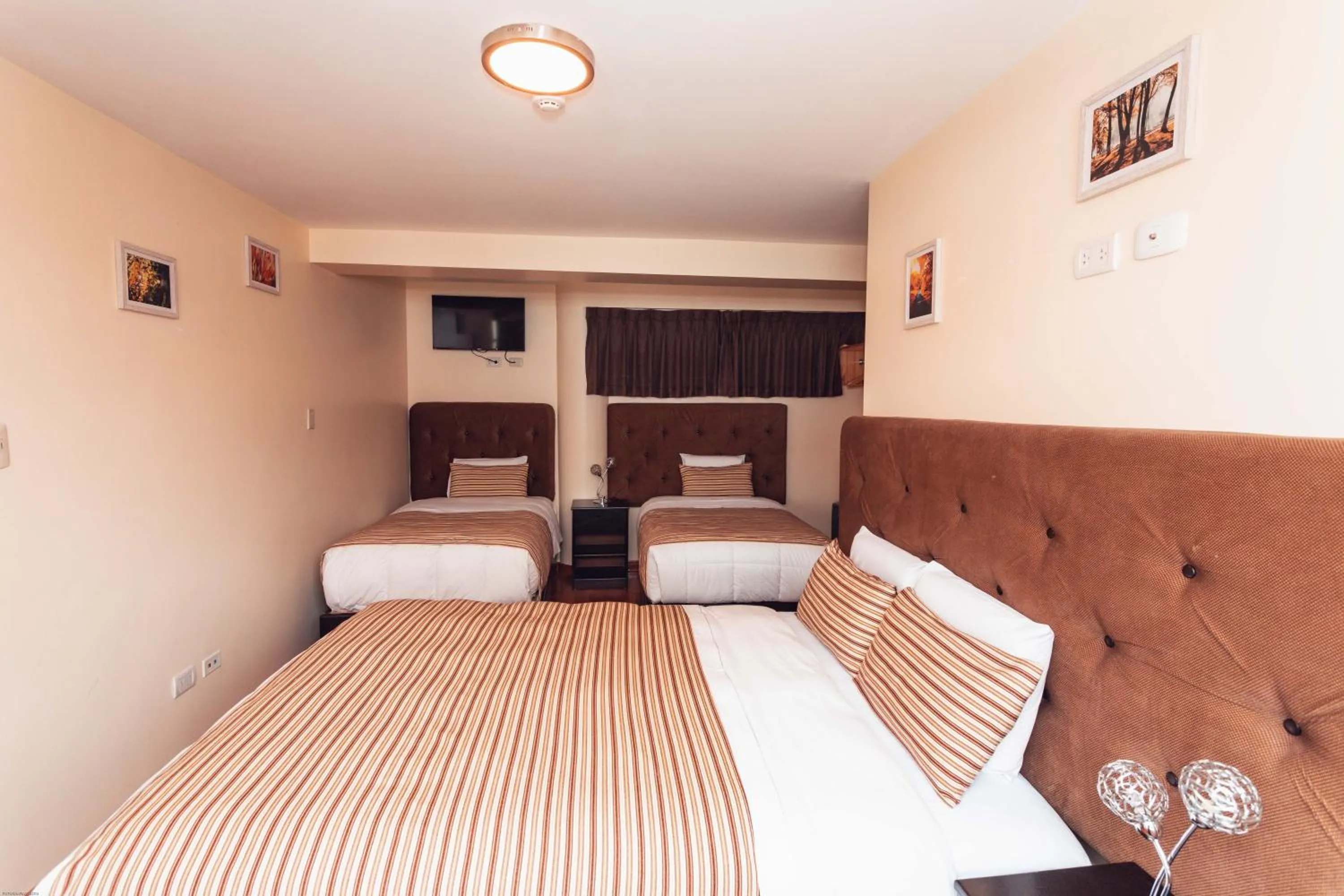 Bed in Hotel Las Quenas