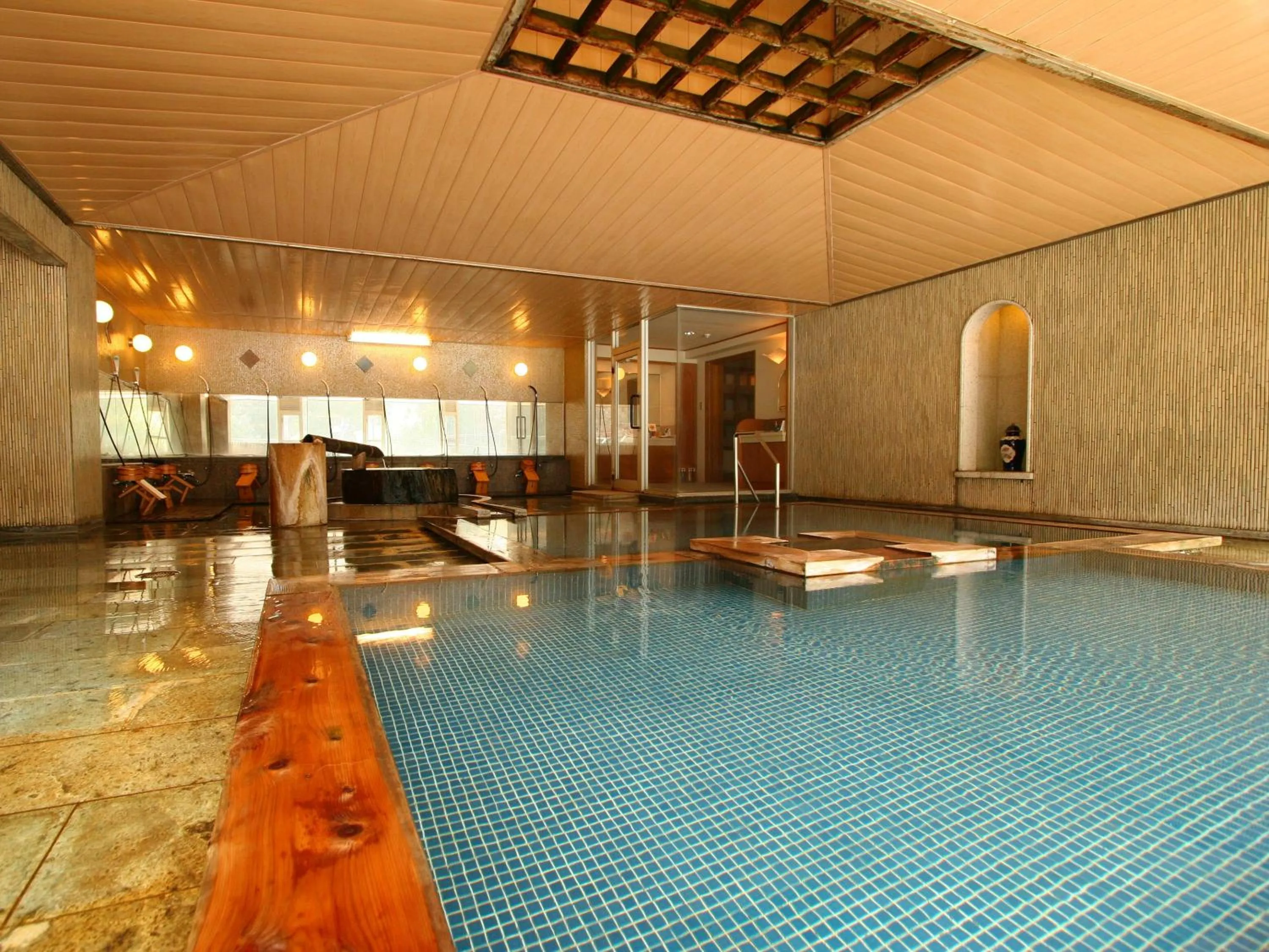 Hot Spring Bath in Sakaya Ryokan Yoshina Onsen