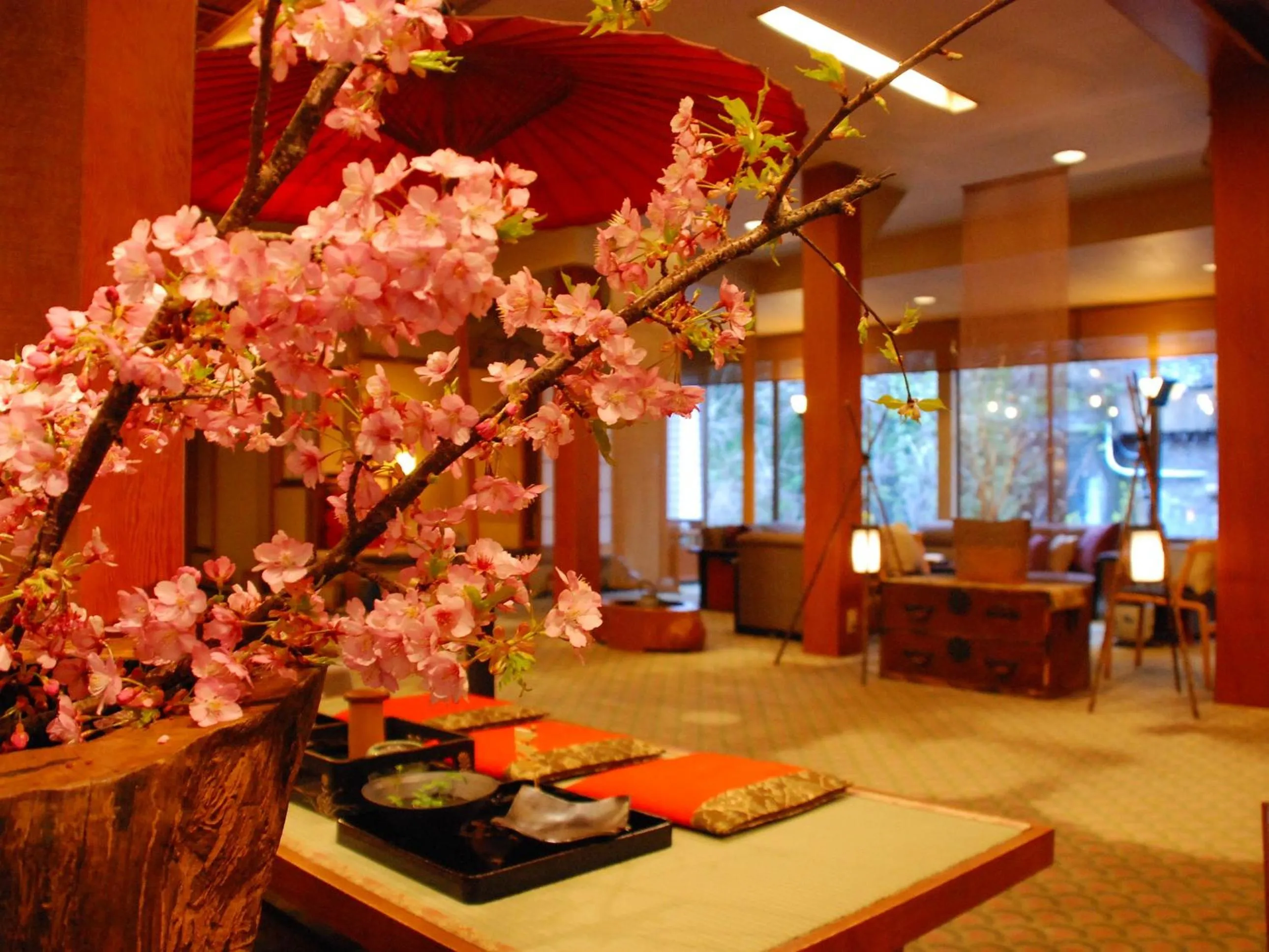 Lobby or reception in Sakaya Ryokan Yoshina Onsen