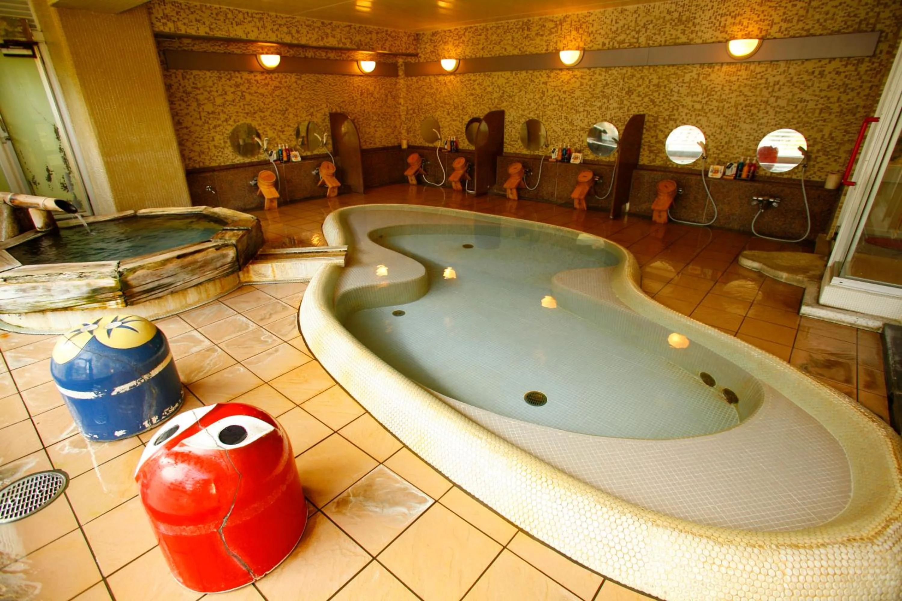 Hot Spring Bath in Sakaya Ryokan Yoshina Onsen