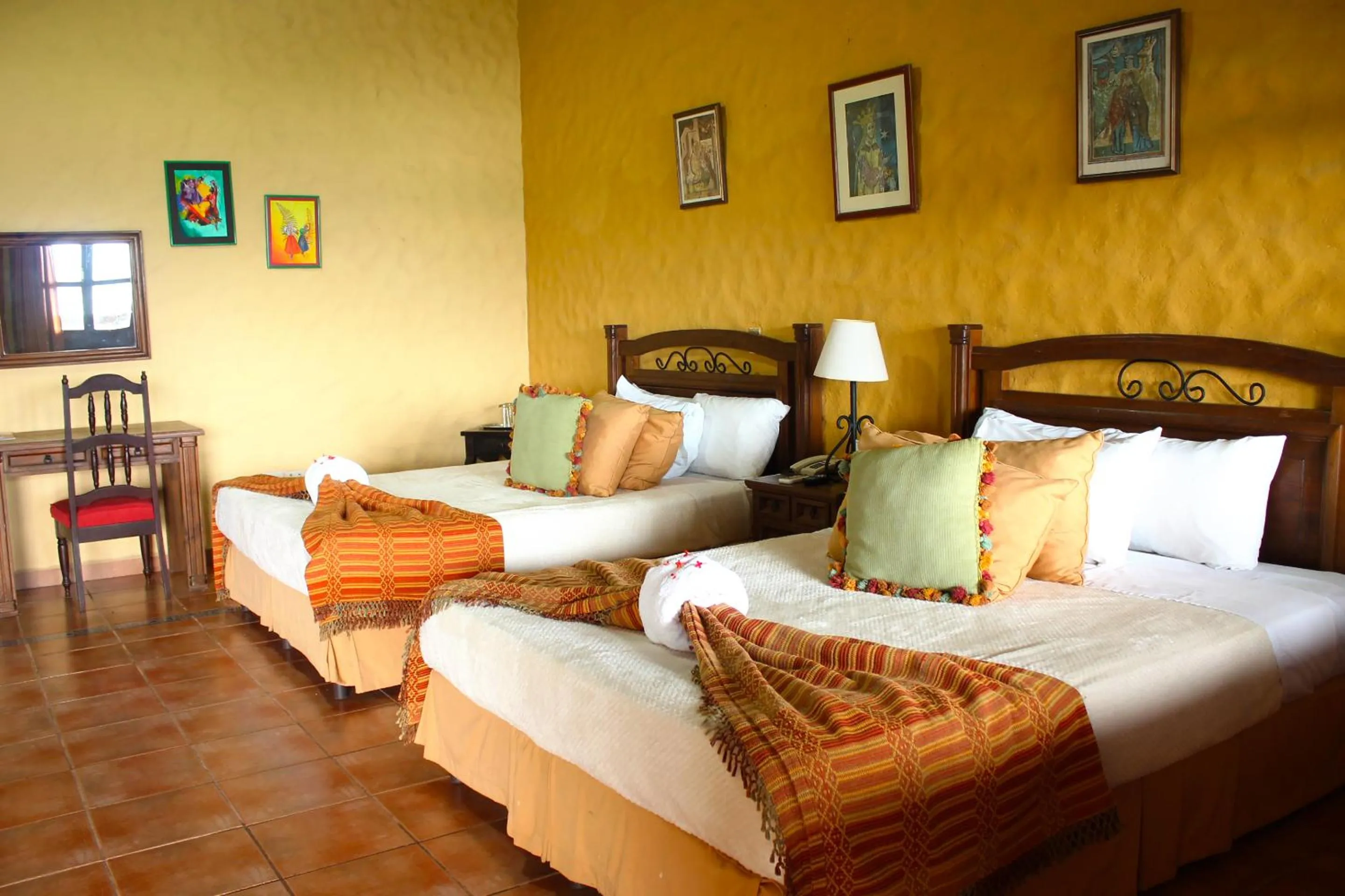 Bed in La Posada de Suchitlan